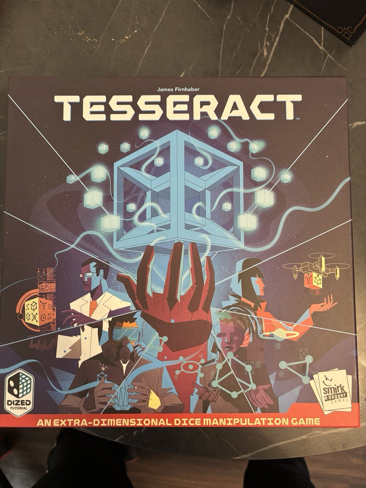 Tesseract | Cooperative Dice Manipulation Game | Board Game | Smirk & Dagger NEW