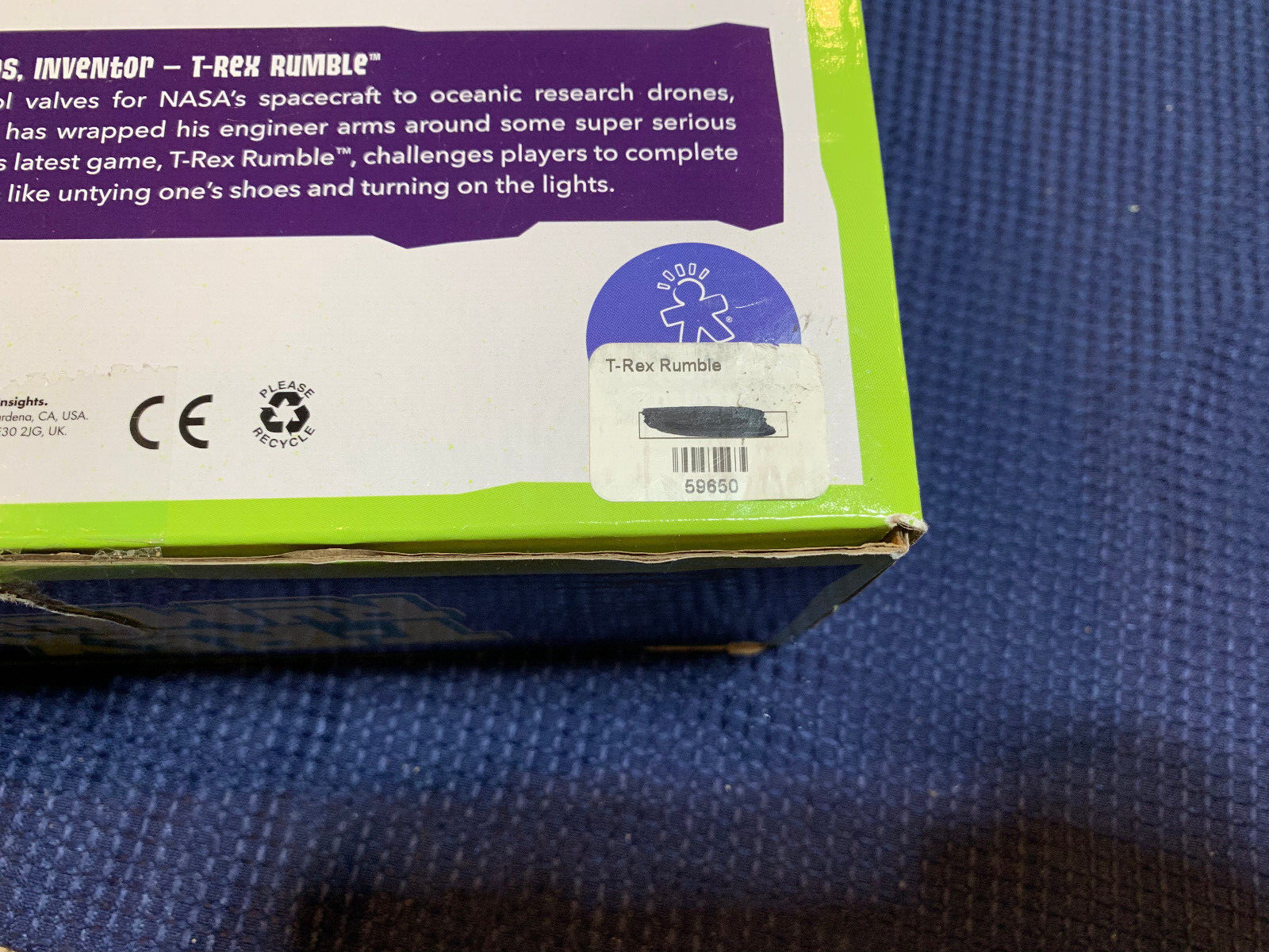 Educational Insights T-Rex Rumble Challenge Game with Dinosaur Arms