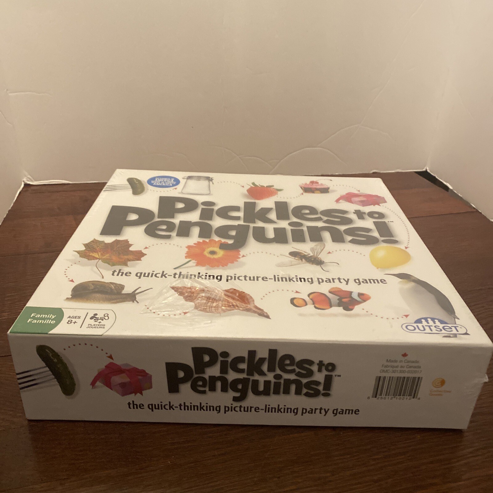 Pickles To Penguins Board Game Quick Thinking Picture Link Family Party Game