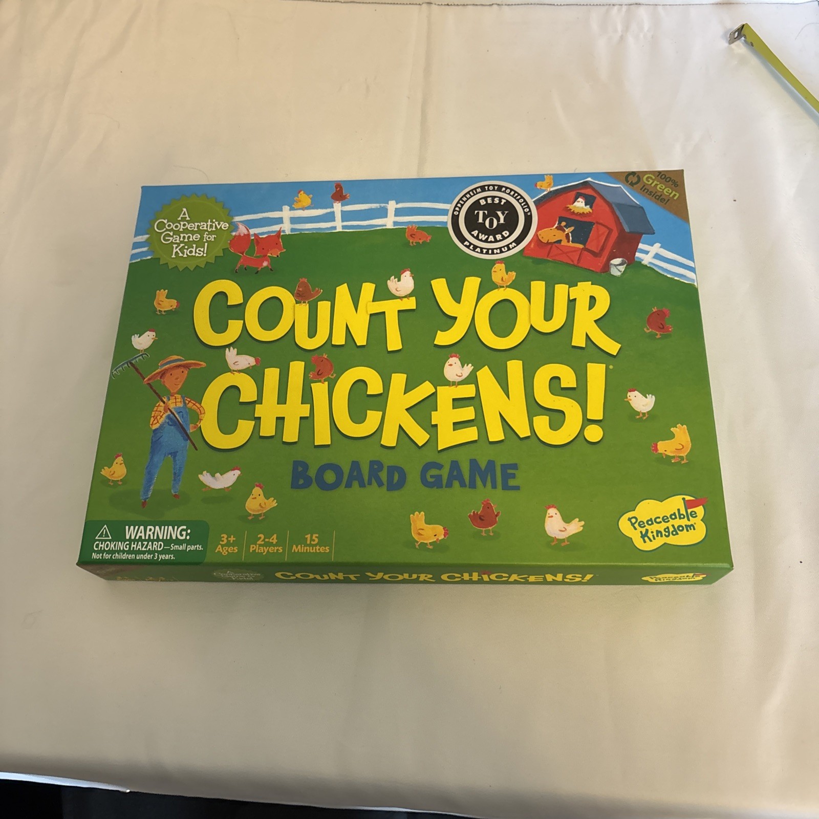 Count Your Chickens Board Game A Cooperative Game for Kids