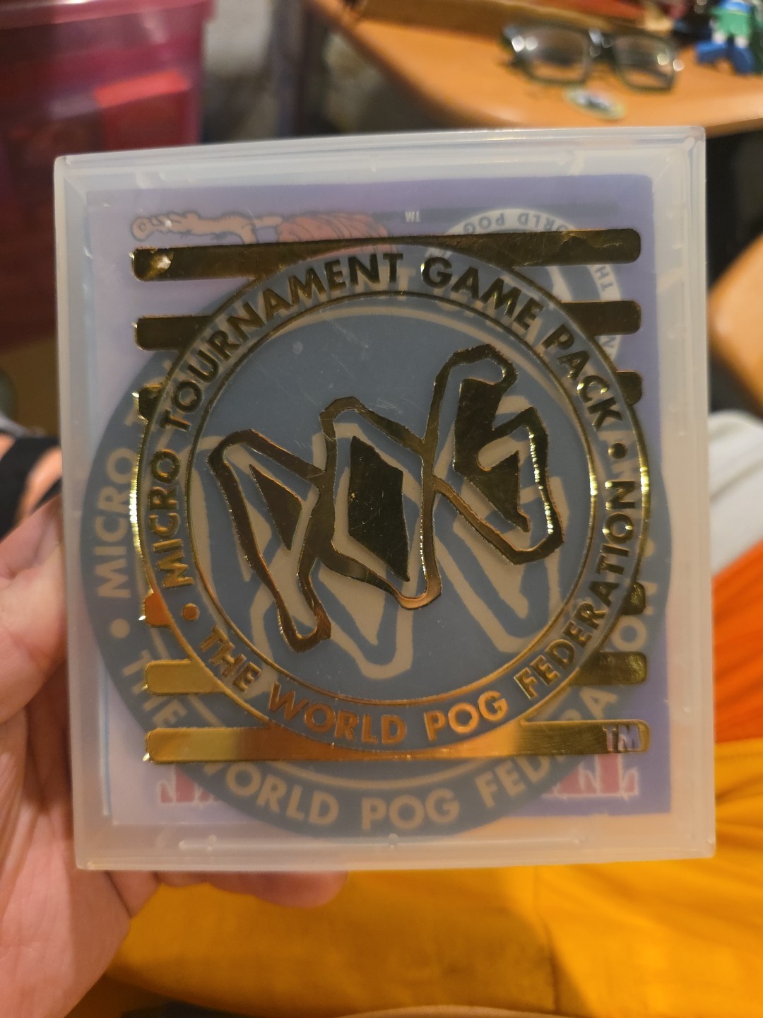 The World POG Federation Micro Tournament Game Case 1 Slammer Several Pogs
