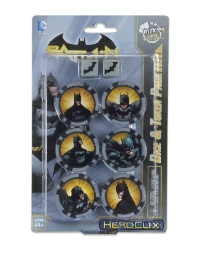 HEROCLIX – DC Batman Token & Dice – Original Tokens & Dice New 🖤