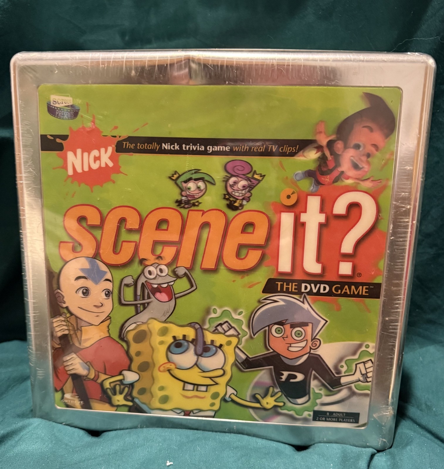 Screenlife Scene It Nick DVD Game Trivia Nickelodeon Movie TV Board Game Sealed