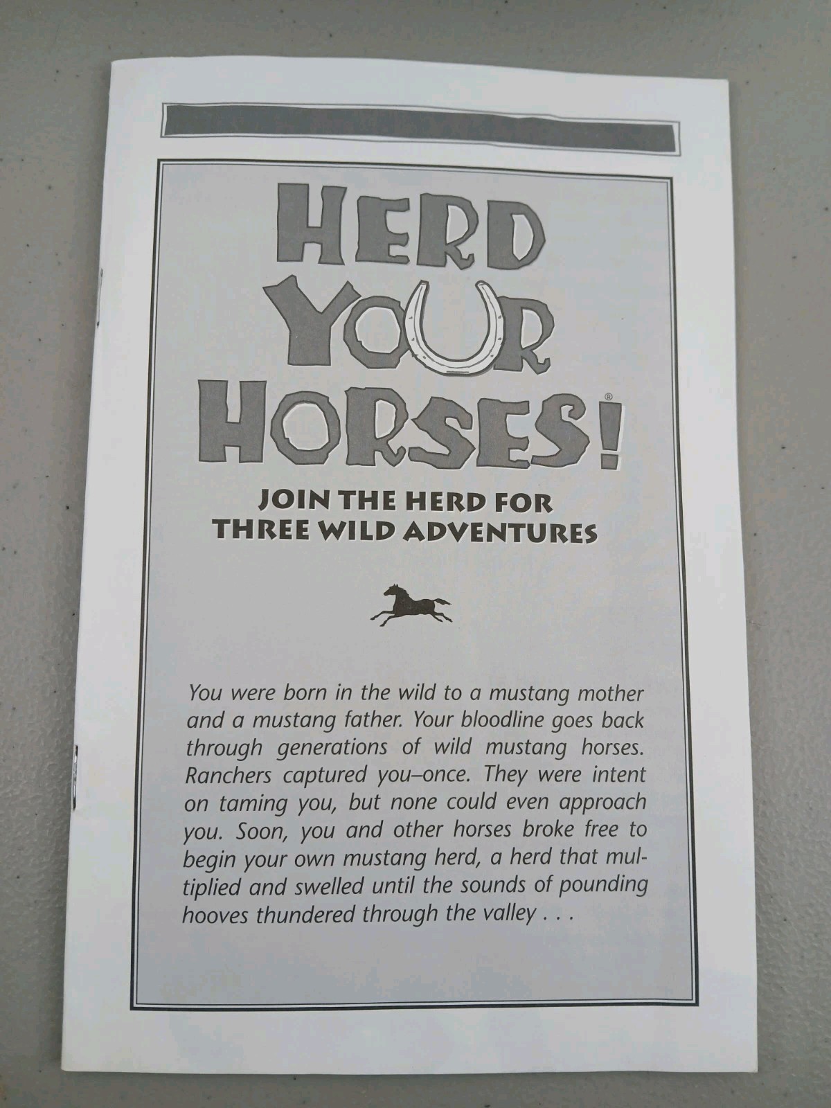 Vintage 1997 HERD YOUR HORSES Board Game By Aristoplay, Equine USA 100% COMPLETE