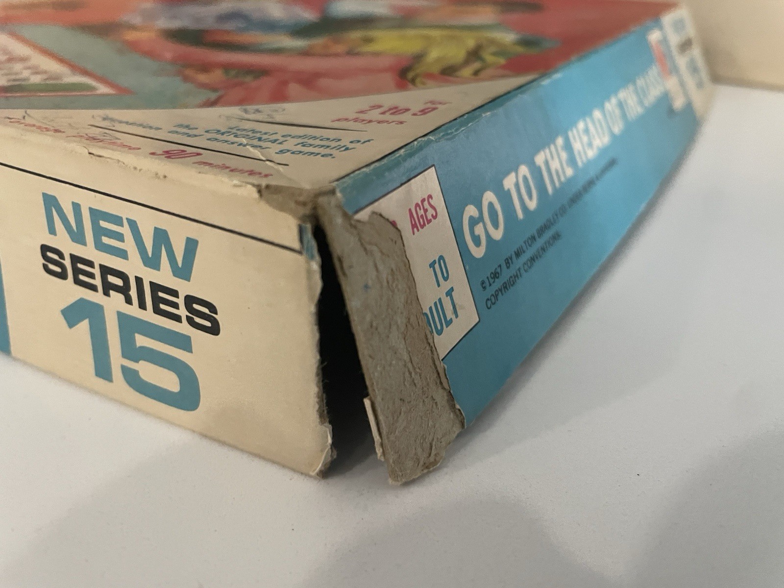 ~Vintage Rare 1967 Milton Bradley GO TO THE HEAD OF THE CLASS Game COMPLETE MB~