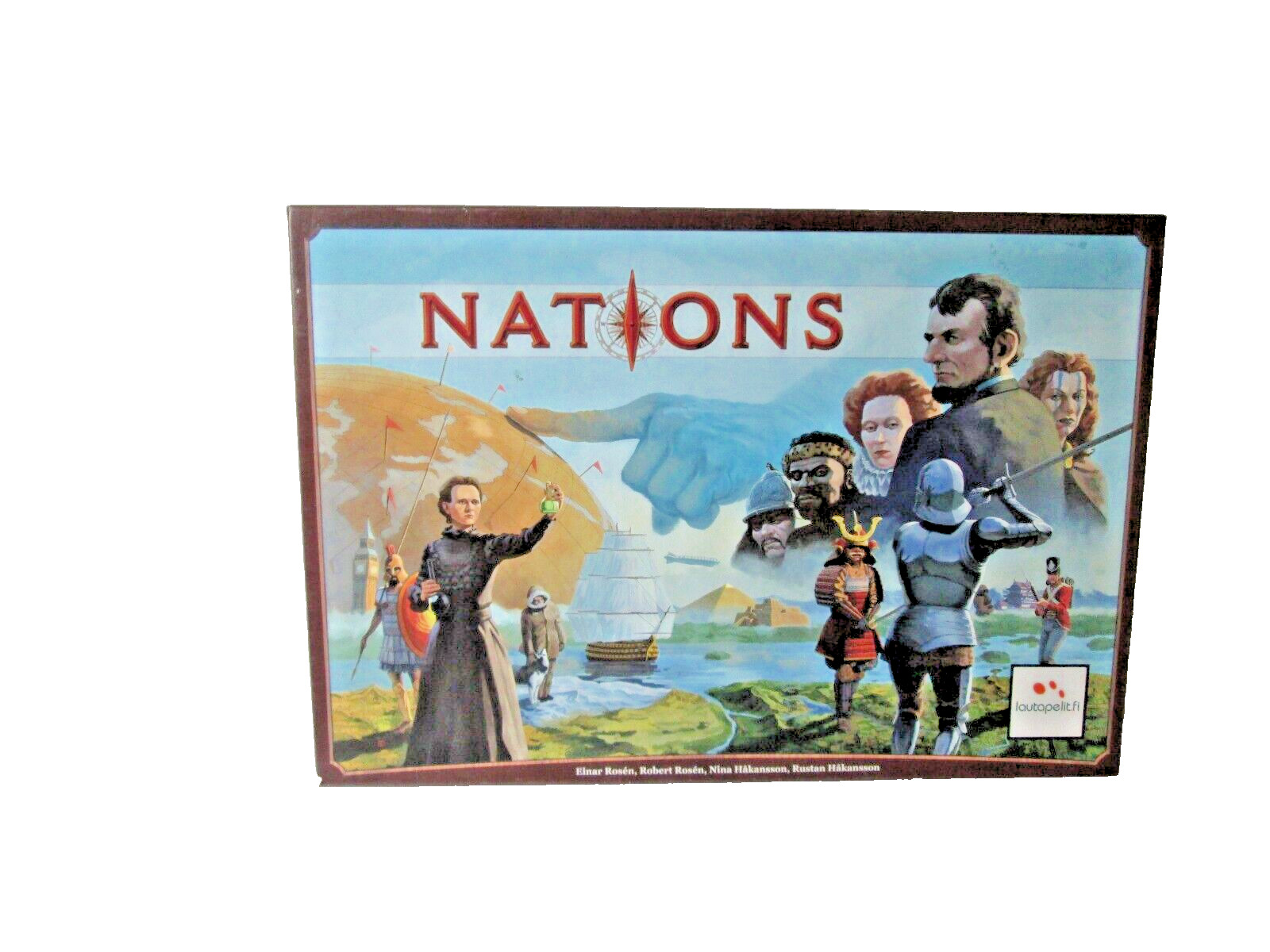 Nations (Board Game, 2013) strategy civilization Lautapelit Asmodee COMPLETE