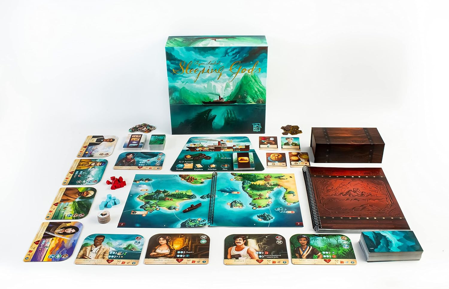 Red Raven Games Sleeping Gods Board Game