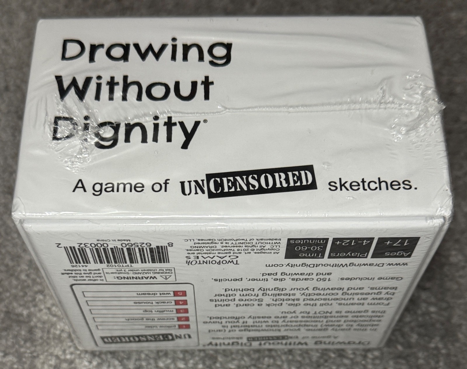Drawing Without Dignity A Game of Uncensored Sketches Adult Pictionary NEW