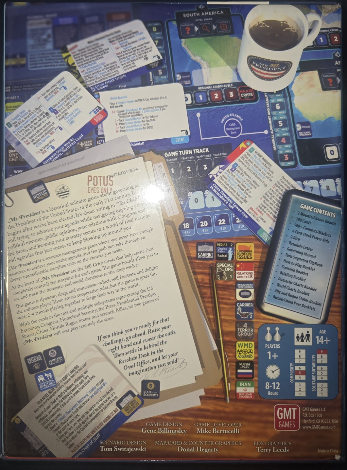 GMT Games Mr. President – The American Presidency 2001-2020 Pre-owned & Complete