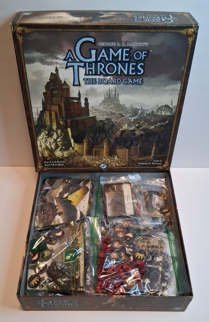 A Game of Thrones: The Board Game 2nd Ed. Fantasy Flight Complete 3-6 Players