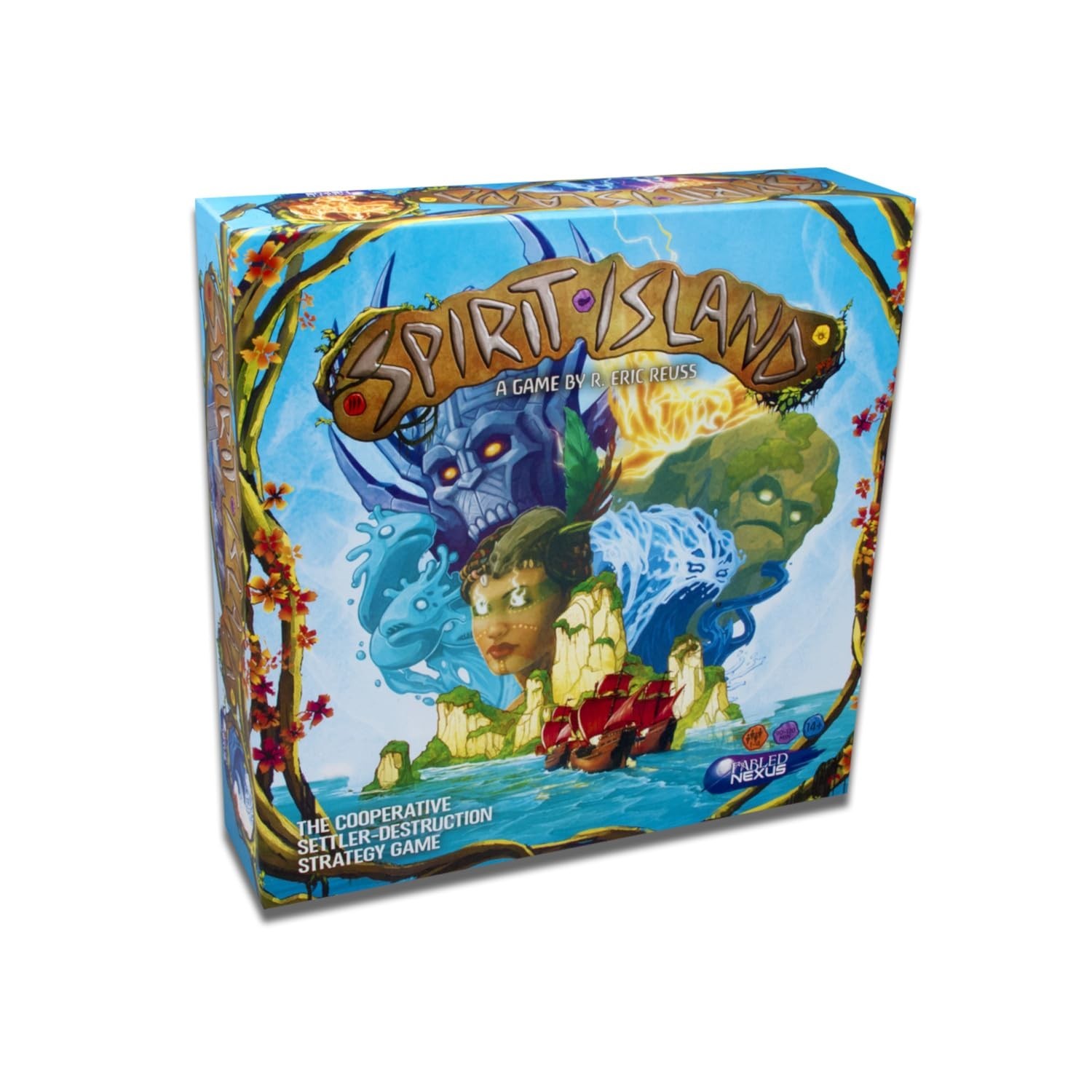 Spirit Island Base Game Greater Than Games Cooperative Strategy Board Game