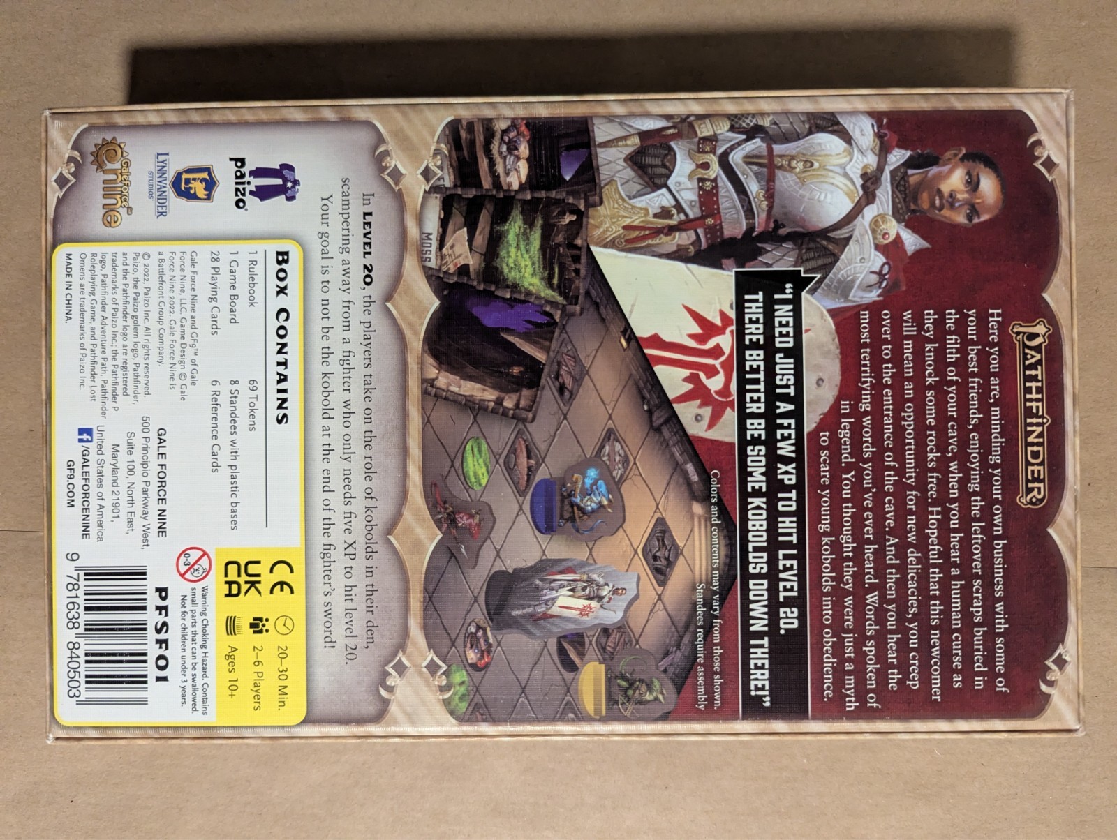 Pathfinder Level 20 Board Game New Sealed Gale Force Nine