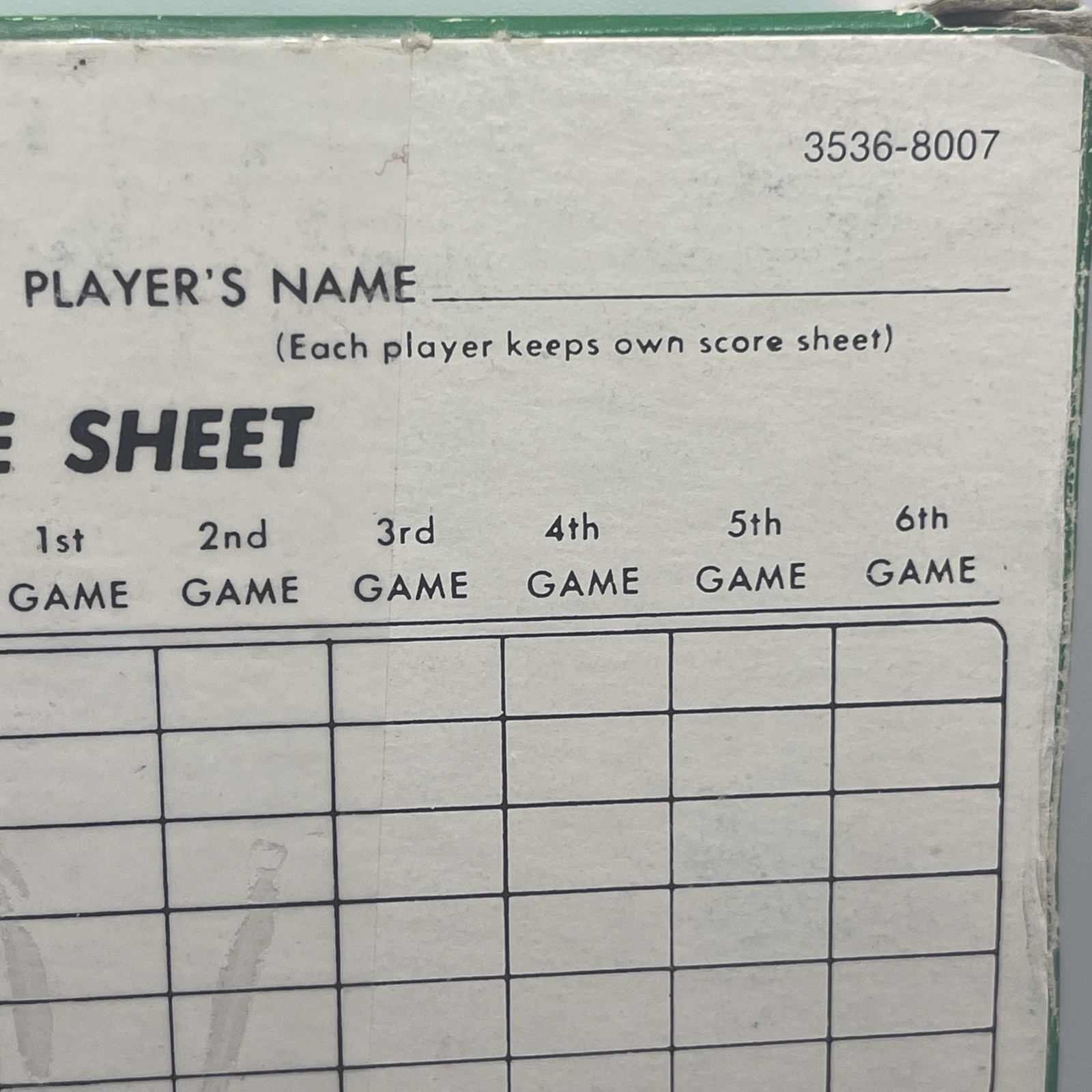 Vintage Kismet Game of Yacht 1975 Lakeside No. 8337 Score Pads Yahtzee
