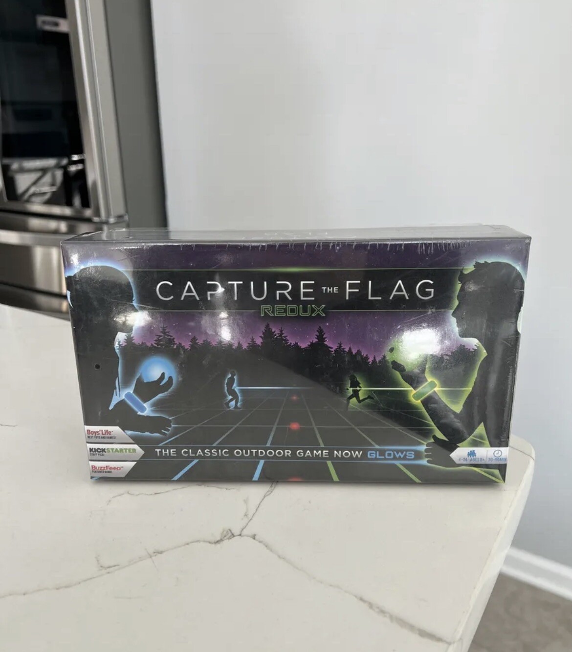 Capture the Flag REDUX: a glow in the dark, light up outdoor game for groups