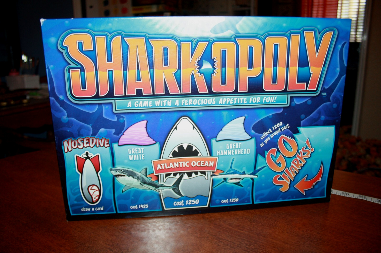 Sharkopoly Board Game with a Ferocious Appetite for Fun! – Late for the Sky 2019