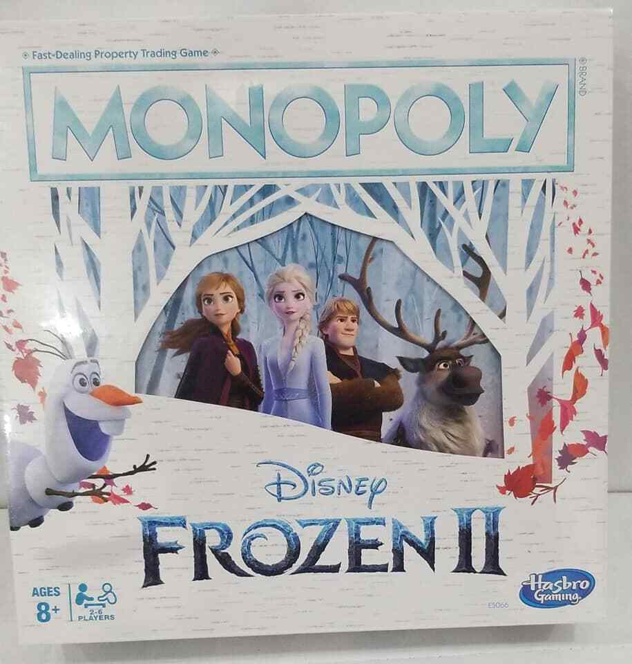 Frozen II Monopoly Game 2-6 Players Age 8+ (LOC RMG -2 BW-4)