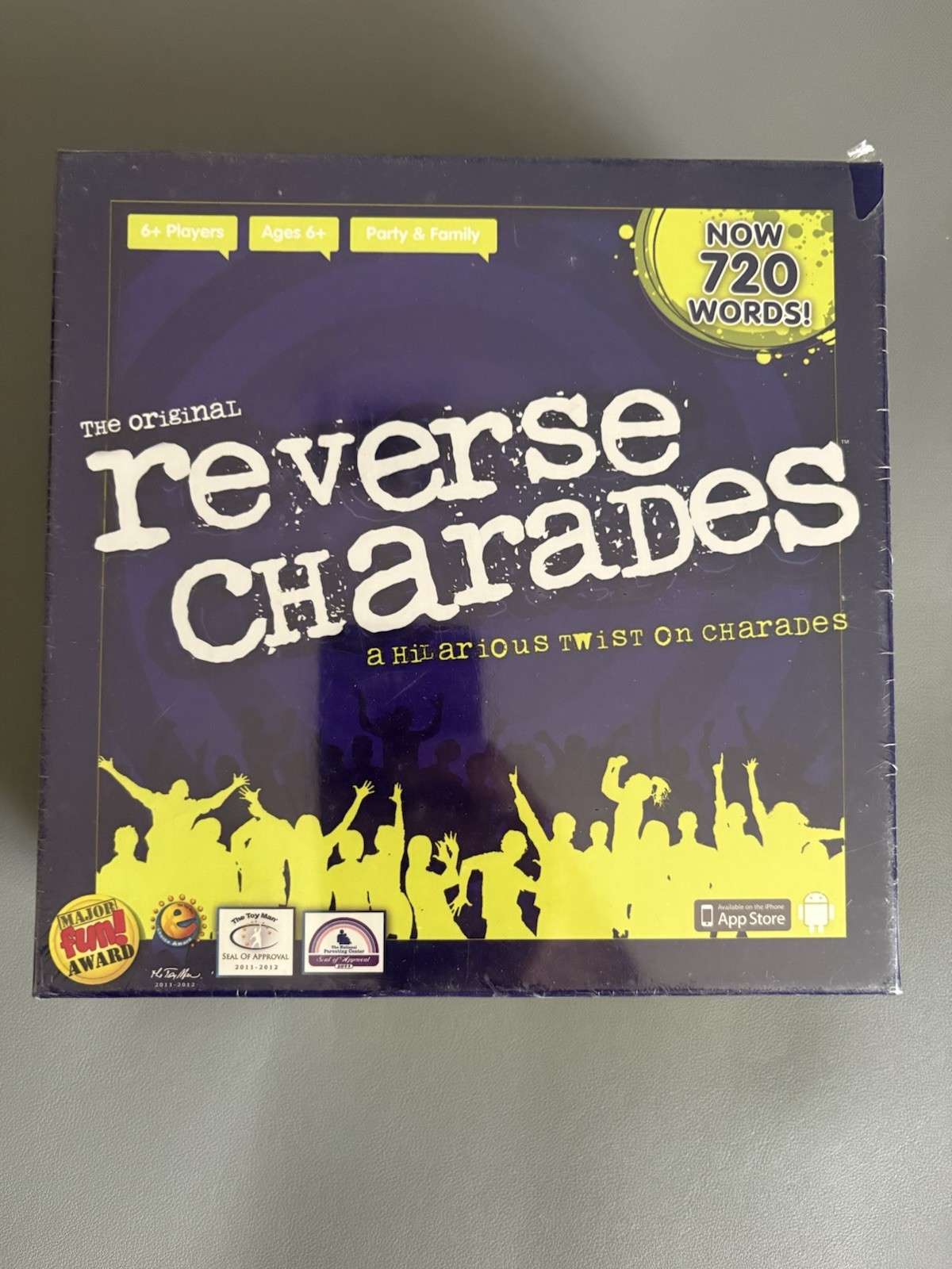 The Original Reverse Charades Board Game – 720 Words Edition – Factory Sealed!