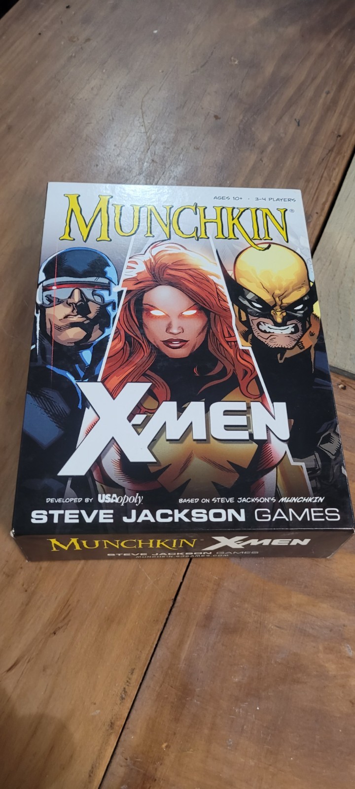 MUNCHKIN X-MEN Card Game 3-4 Players 2017 USAopoly Steve Jackson Games Sealed