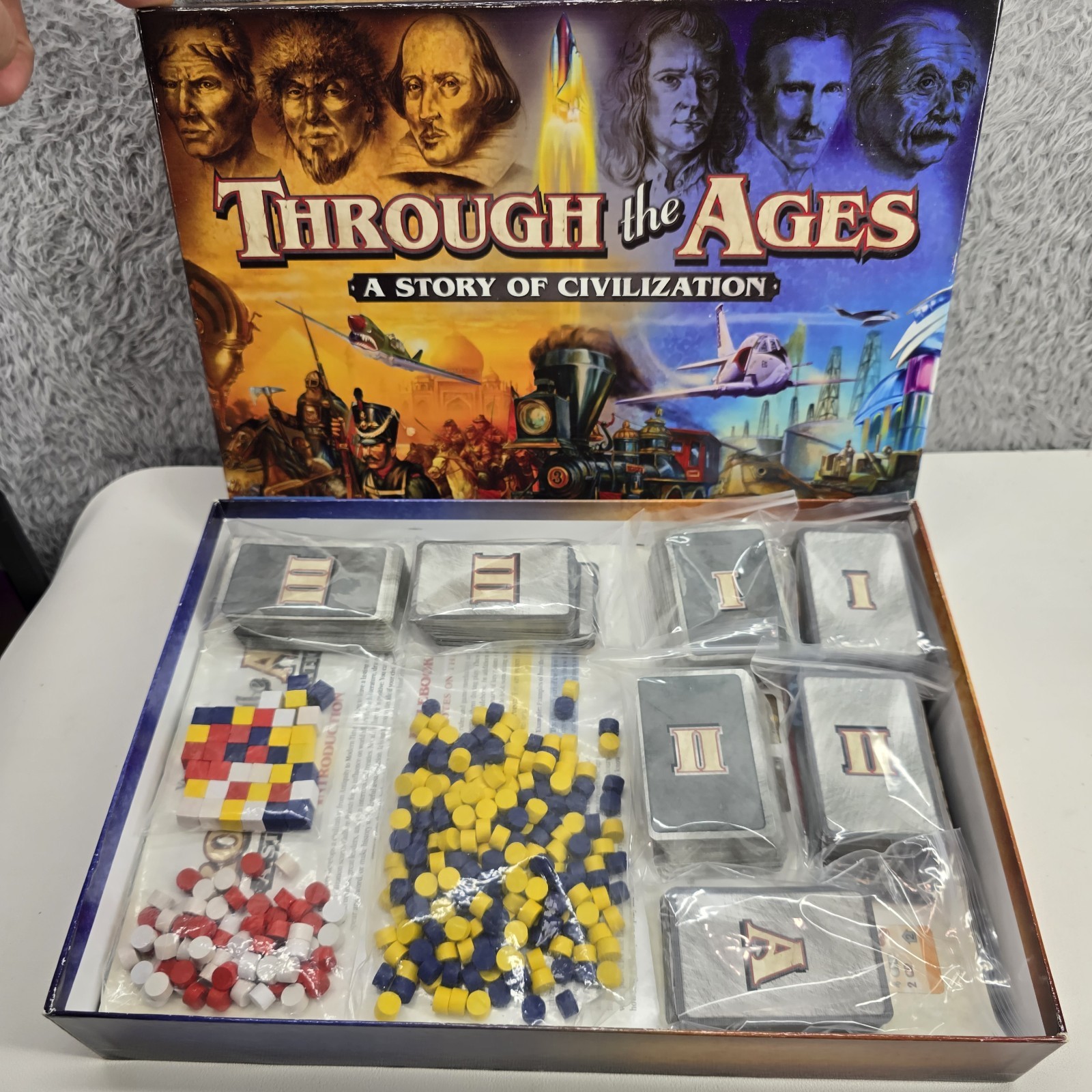 Through the Ages A Story of Civilization Czech Board Games – Complete In Box