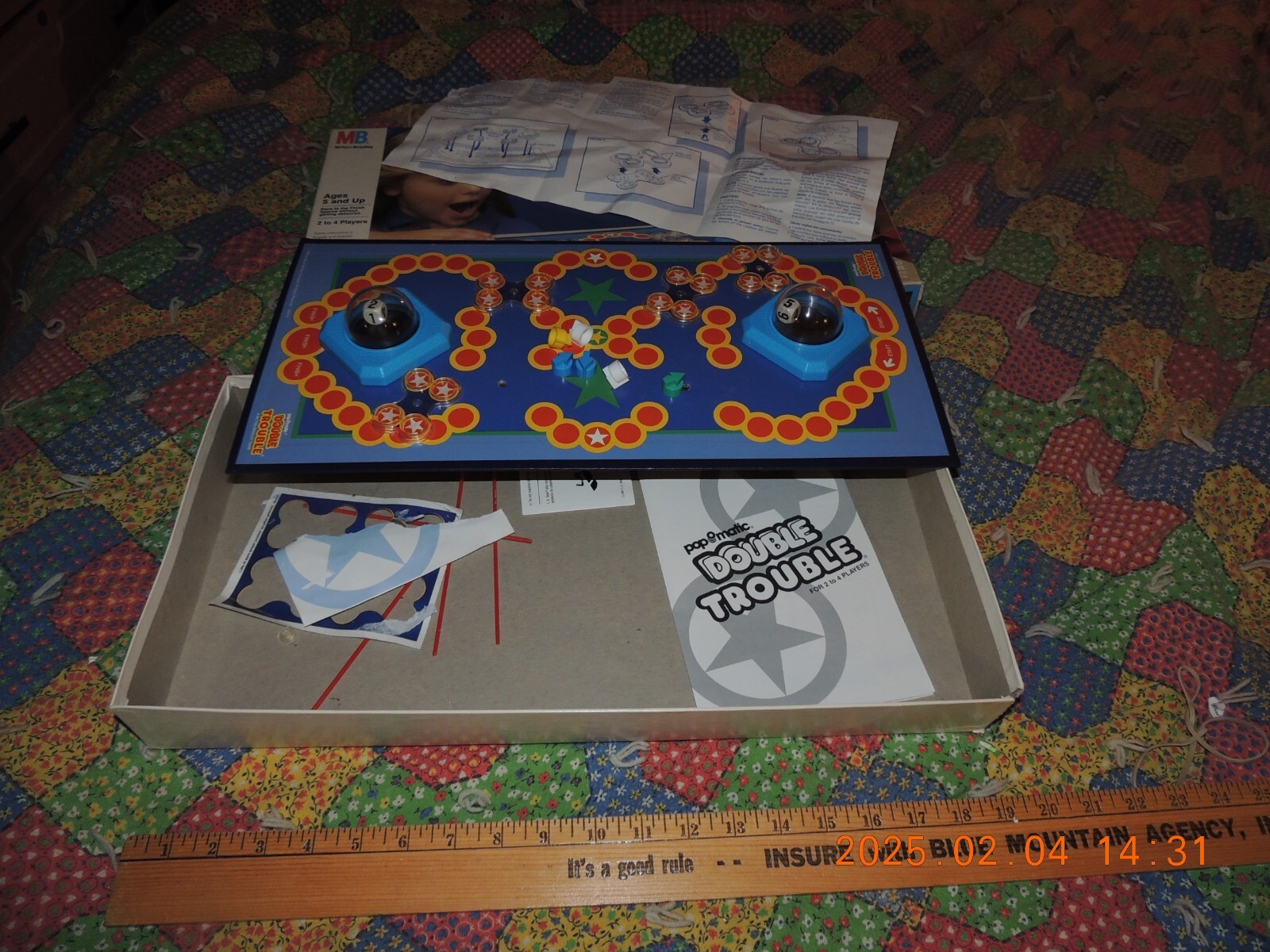Double Trouble Pop-O-Matic by Milton Bradley 1987 for Ages 5 and Up