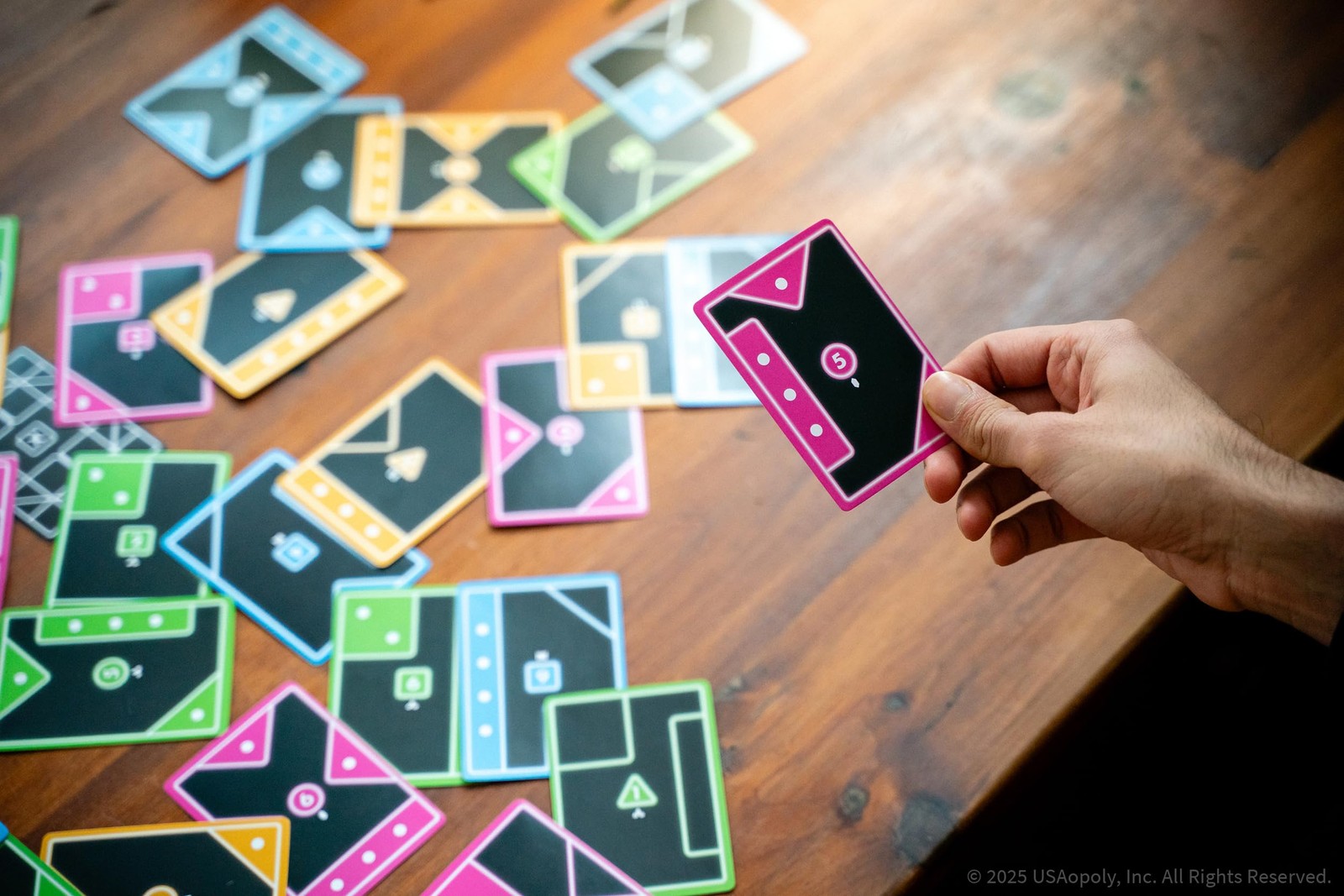 USAopoly Tacta Strategy Card Game – Abstract Tactical Play for Ages 7+