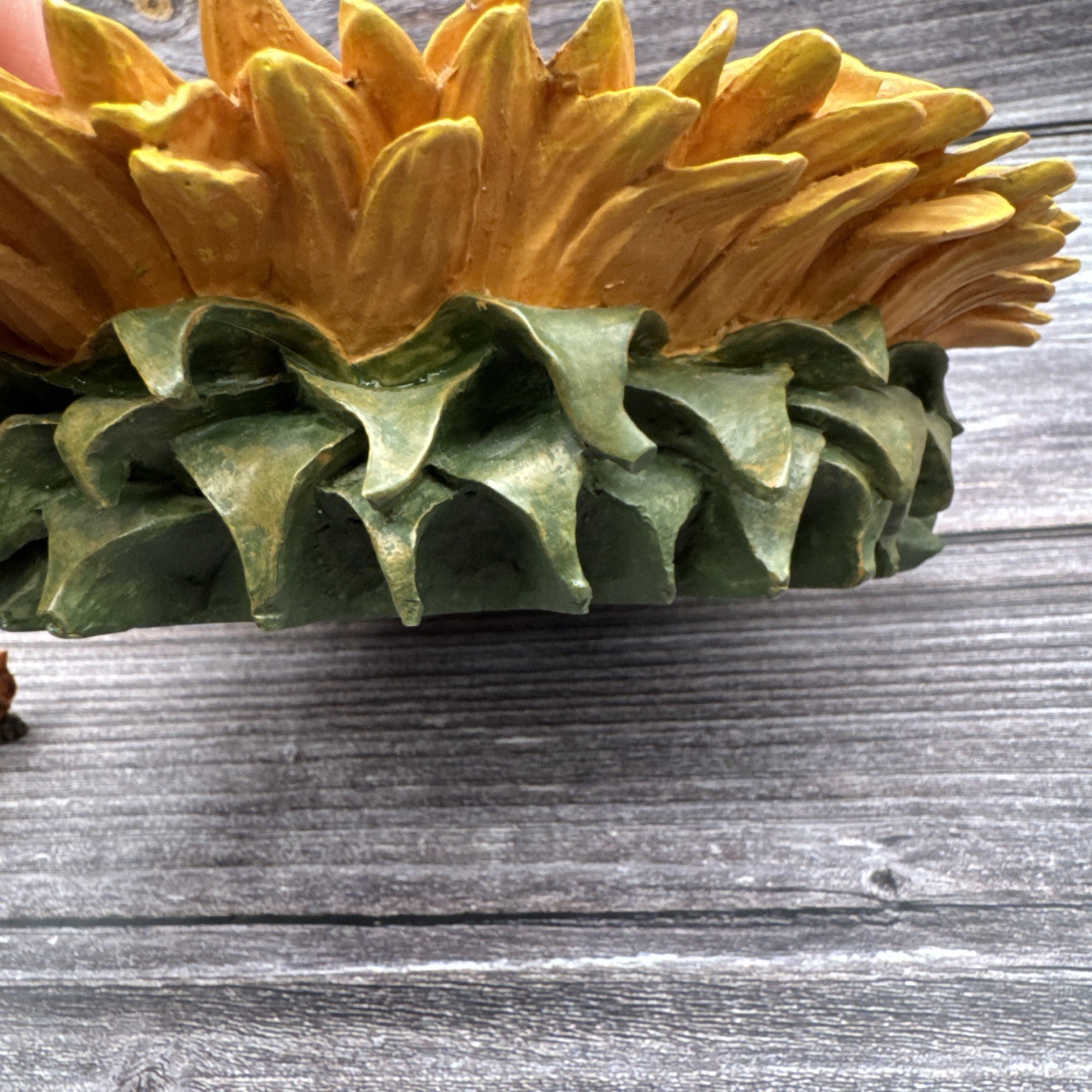 Vintage Van Gogh Sunflower Garden Tick Tac Toe Game Rare HTF Resin