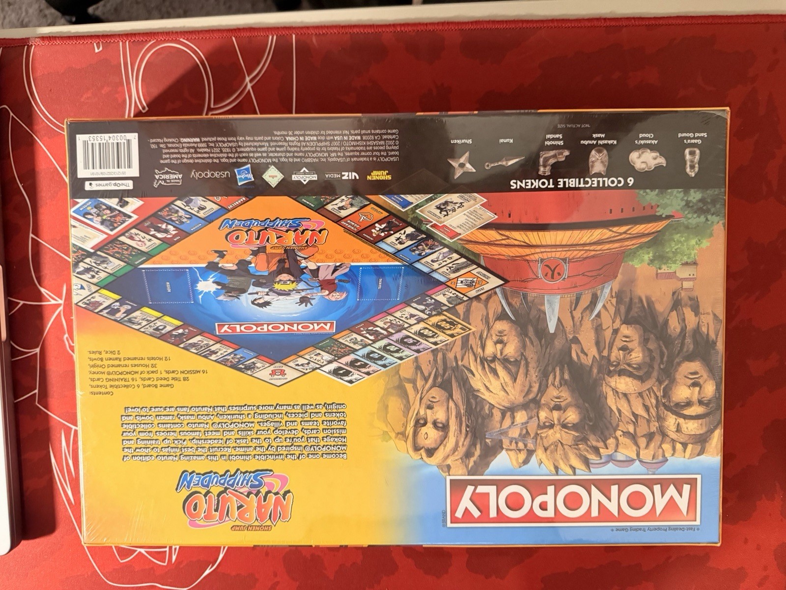 Shonen Jump Naruto Shippuden Monopoly Game Manga Anime Complete
