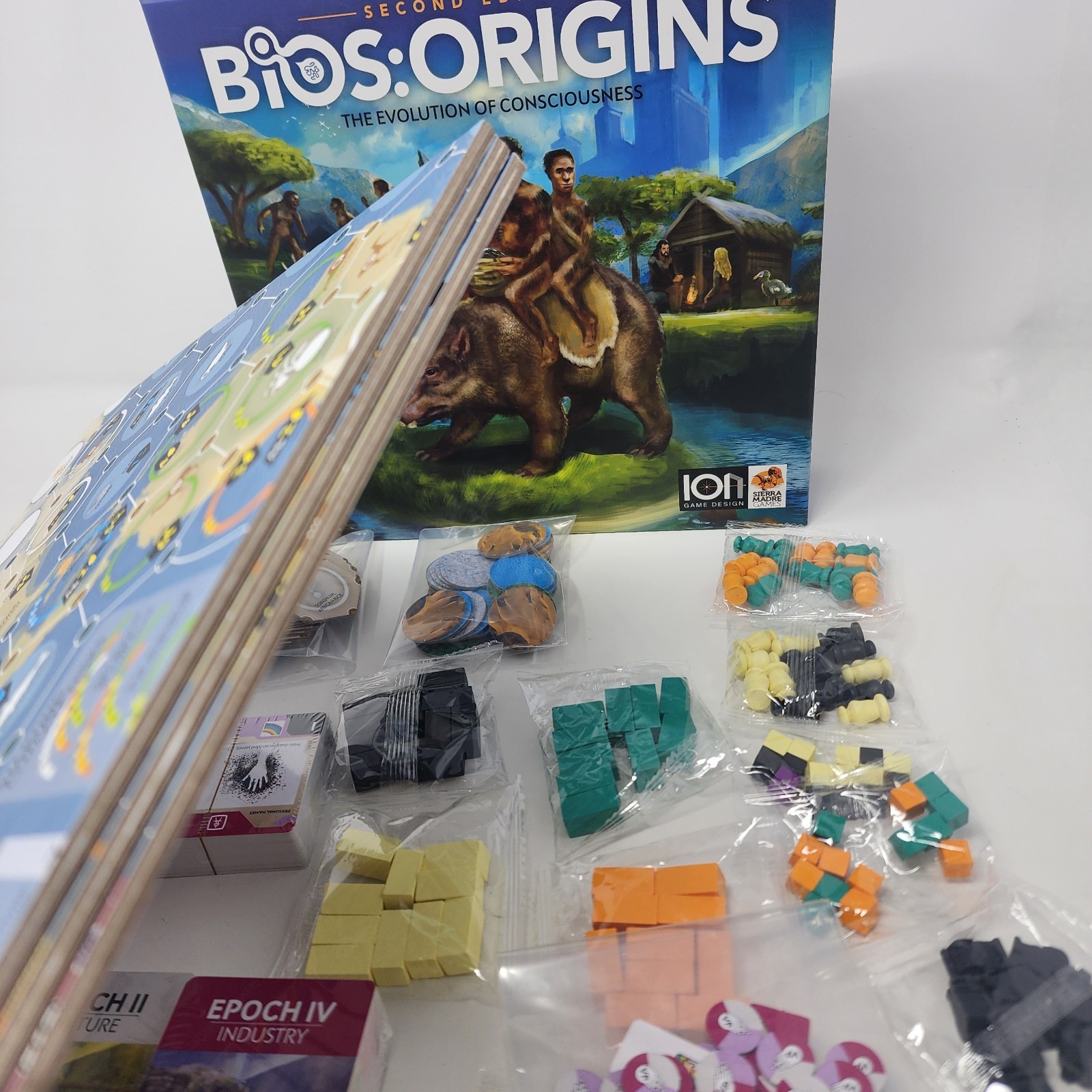 Bios : Origins 2nd Edition by Sierra Madre Games 2020 Ion Games Open Box NEW