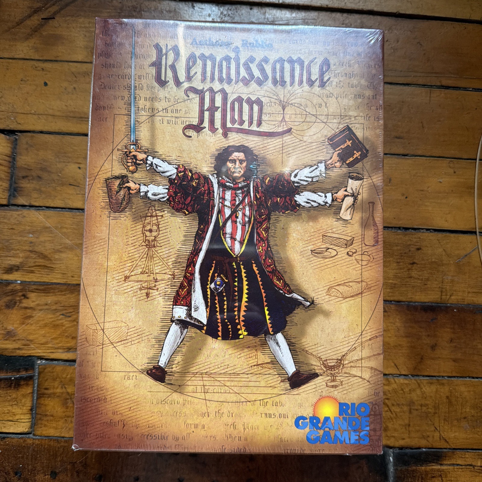 Rio Grande Boardgame Renaissance Man Sealed Brand New! Made in Germany