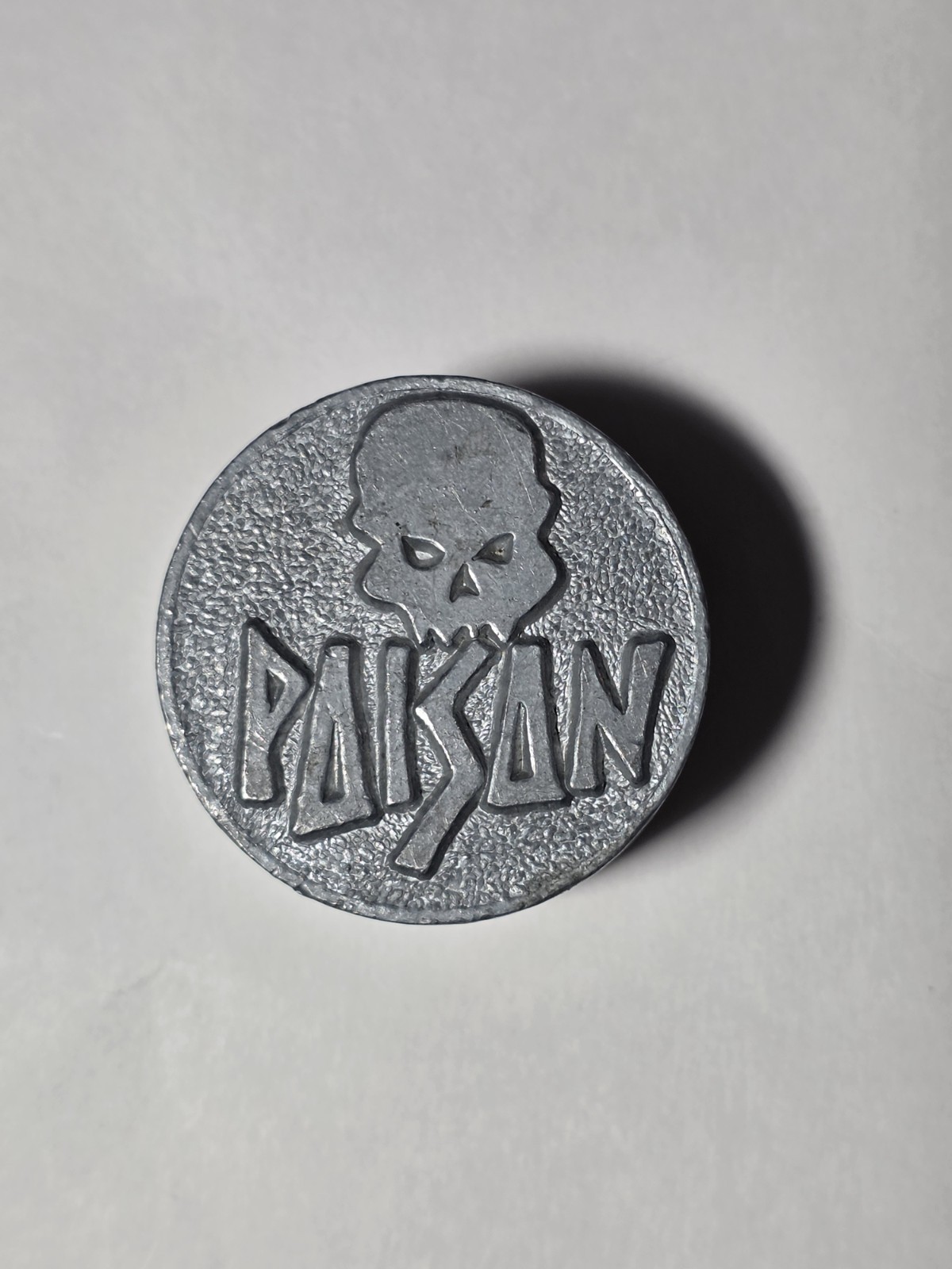 MASSIVE VINTAGE HEAVY METAL POISON CALI CAPPERS POG SLAMMER OVER 7oz!! RARE