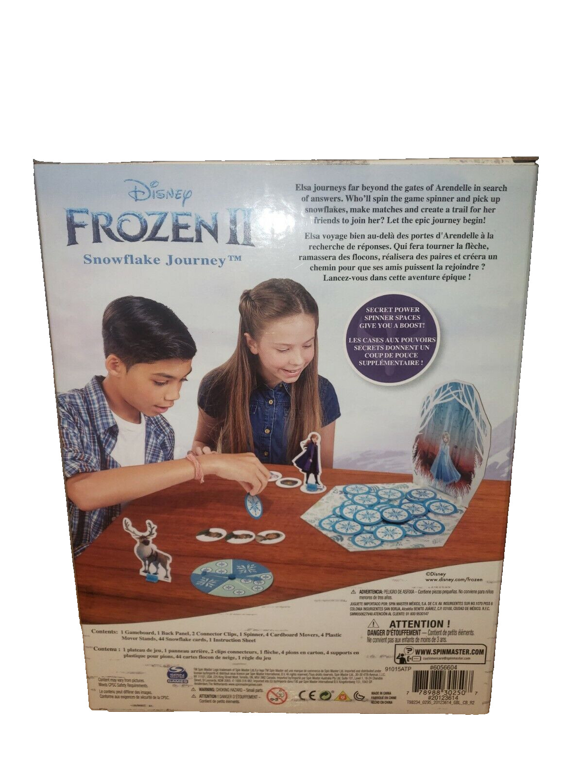 Disney FROZEN 2 Snowflake Journey Board Game to Create a Trail NEW