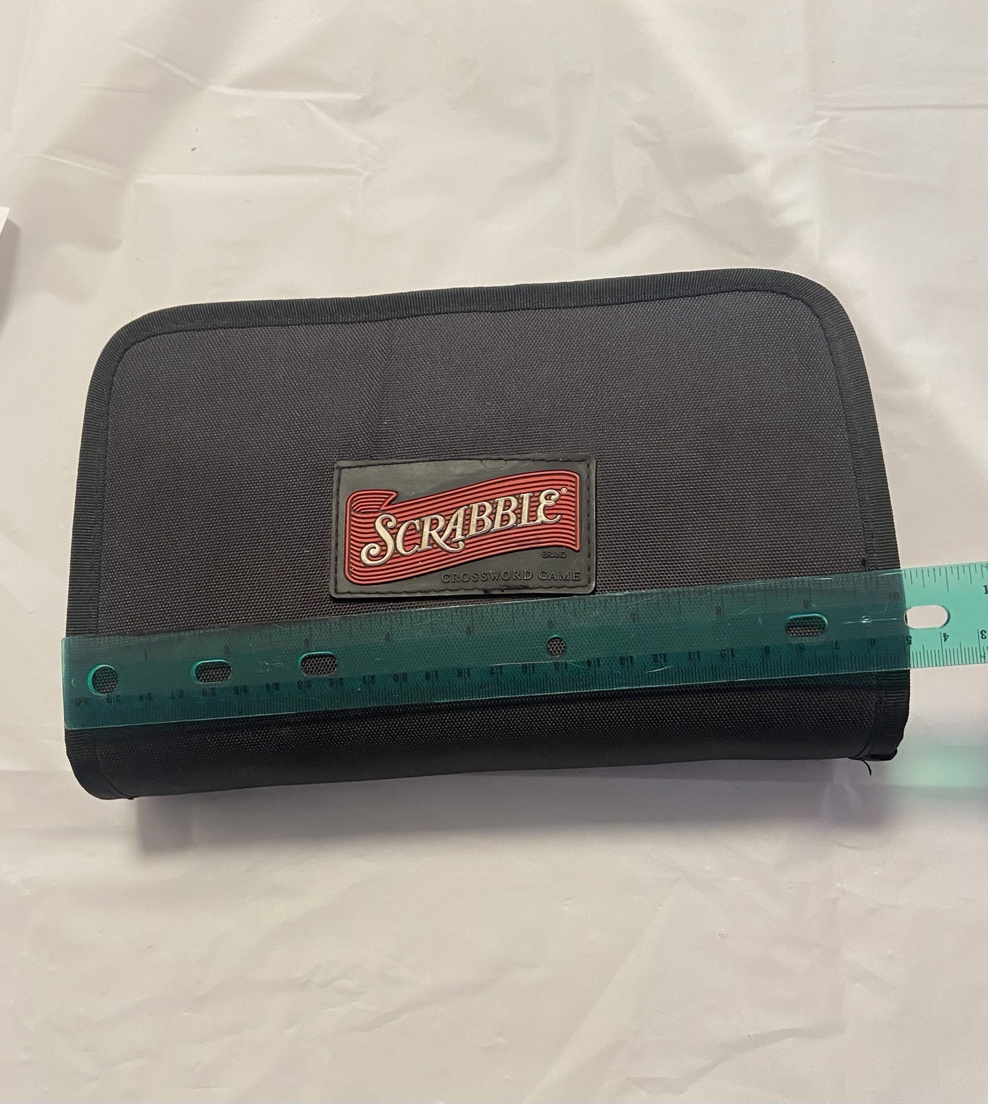 Scrabble Travel Folio Edition Zipper Case Parts Only Missing 2 Letters A & H