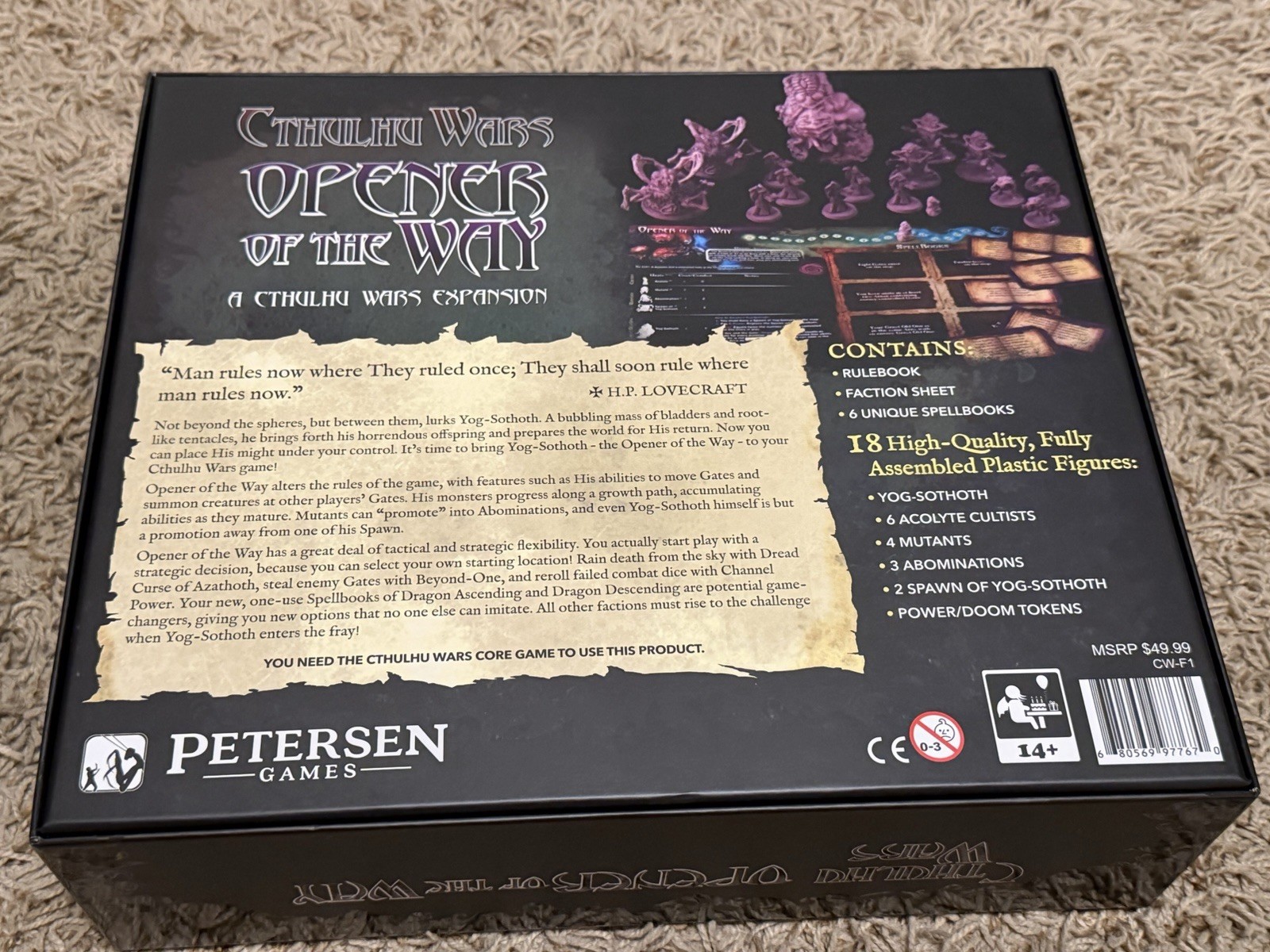 Cthulhu Wars Kickstarter 1st Ed + Windwalker + Opener of the Way + High Priests