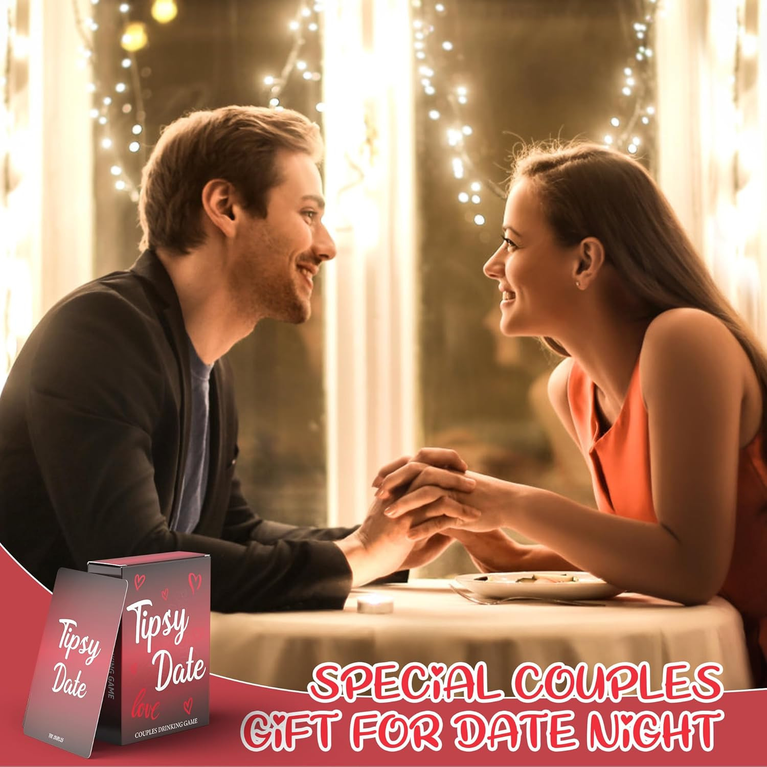 Tipsy Date Couples Games for Adults,Drinking Game for Couples,Drinking Card Game