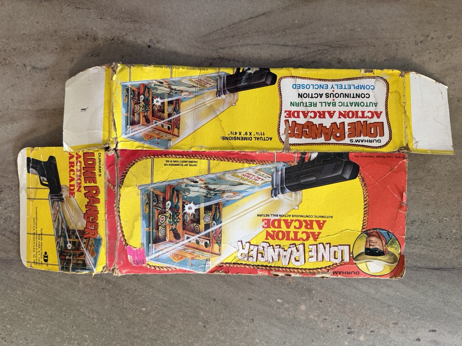 Durham Lone Ranger Automatic Action Arcade Shooting Gallery Game 1974
