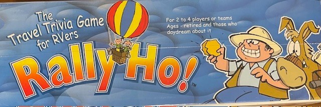 Rally Ho! Travel and U.S. trivia adventure game, fun for travelers of all ages