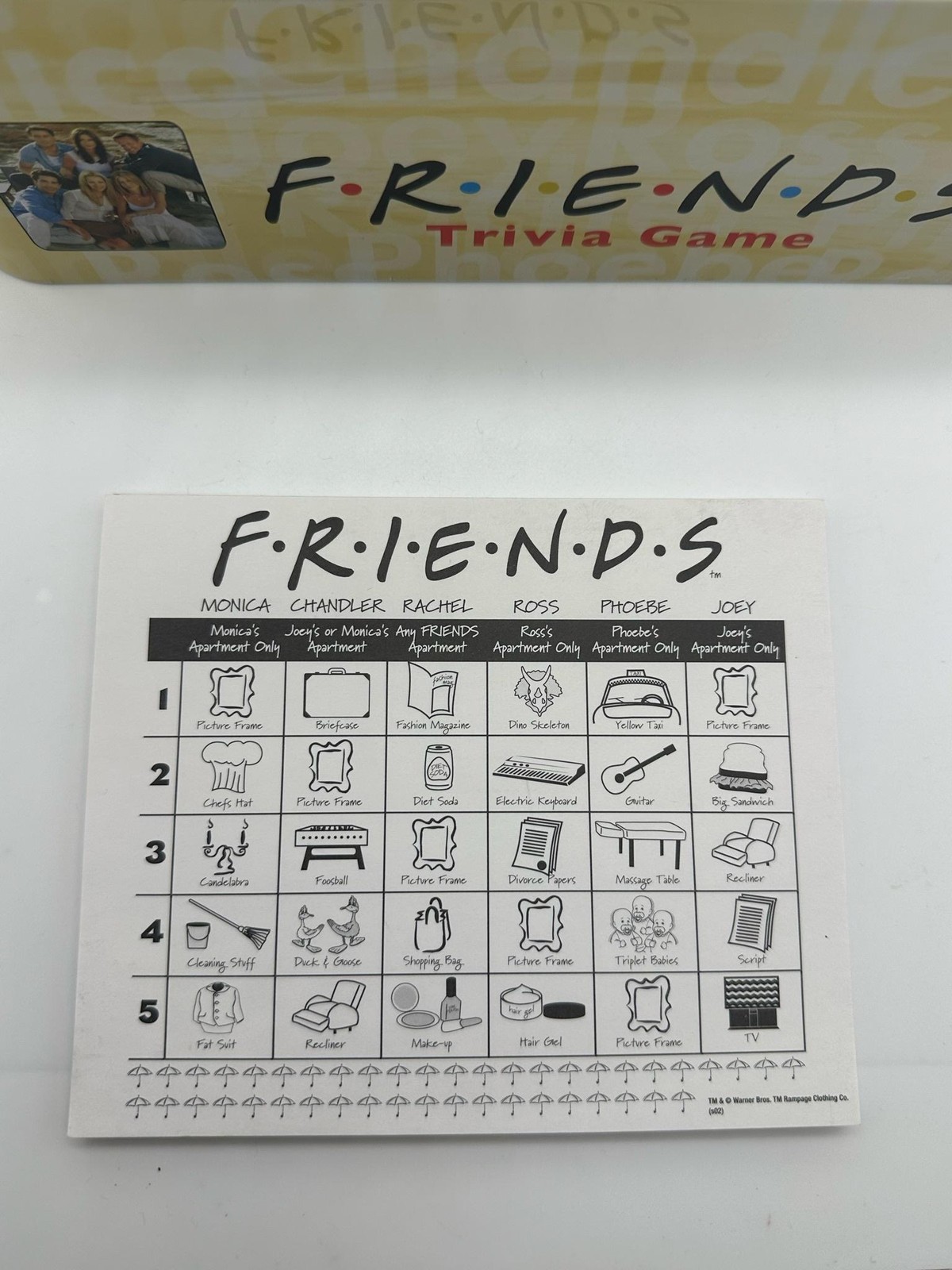 Vintage Cardinal Friends Trivia Game Collector’s Tin 2+ Players 10+ 2002 Used