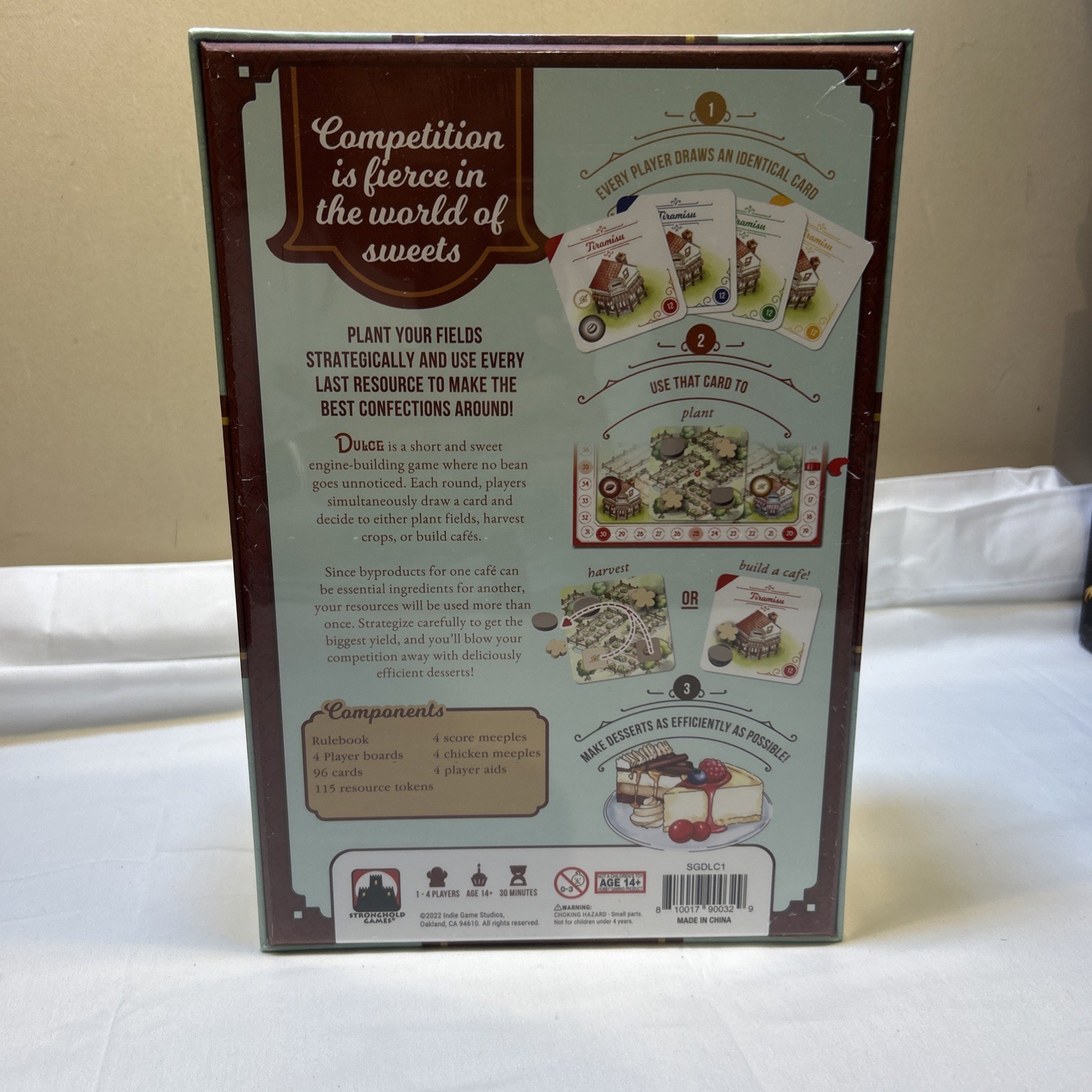 NEW DULCE board game. Strategy Game Making Confectionery! New and Sealed.