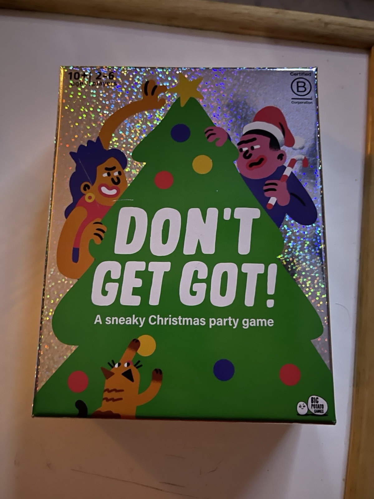 Big Potato Don’t Get Got Secret Missions Christmas Game Festive Family Party fun