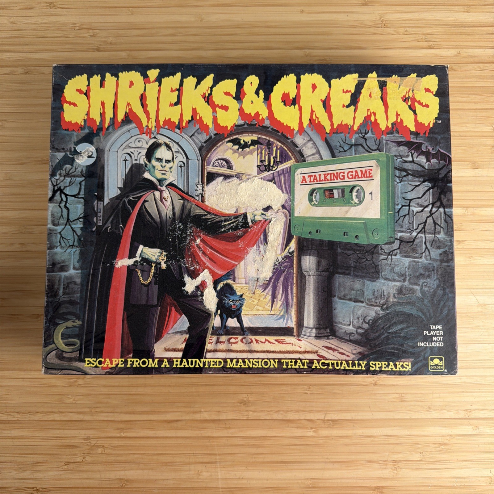 Shrieks Creaks Talking Horror Board Game Vintage 1988 Complete!