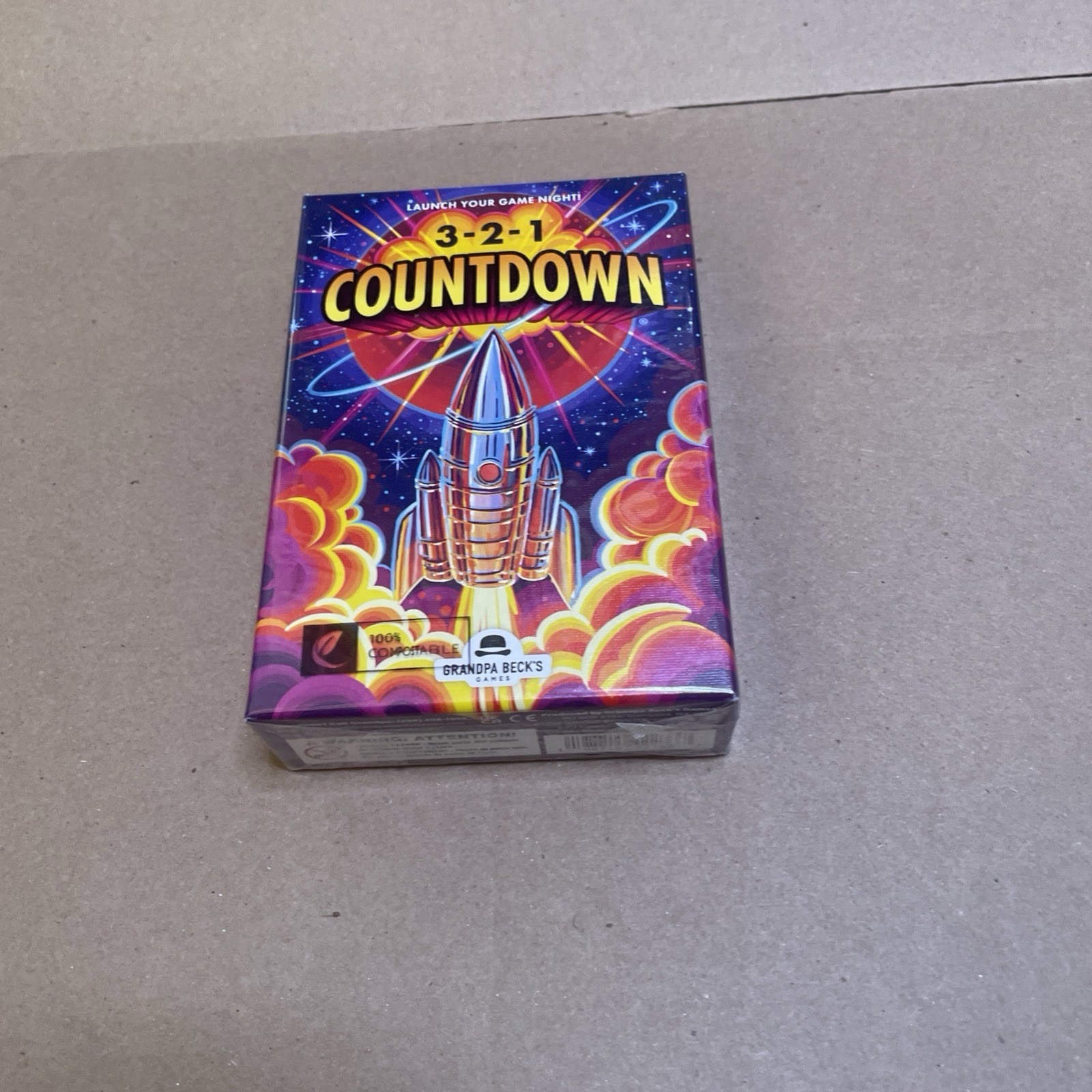3-2-1 Countdown Card Game Grandpa Beck’s Family Party Game Retro Fun 2-8 Players