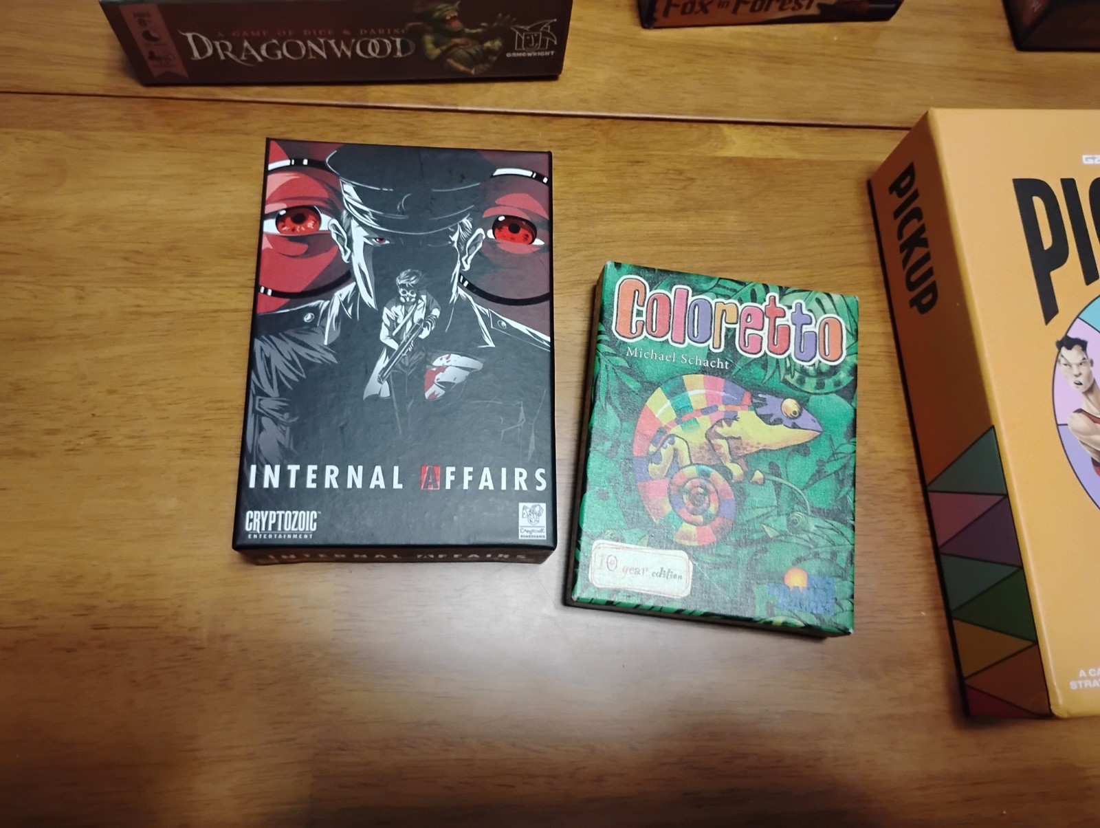 6 Card Game Lot: Dragonwood, Fox in the Forest, Coloretto, Fairy Tale + 2 More