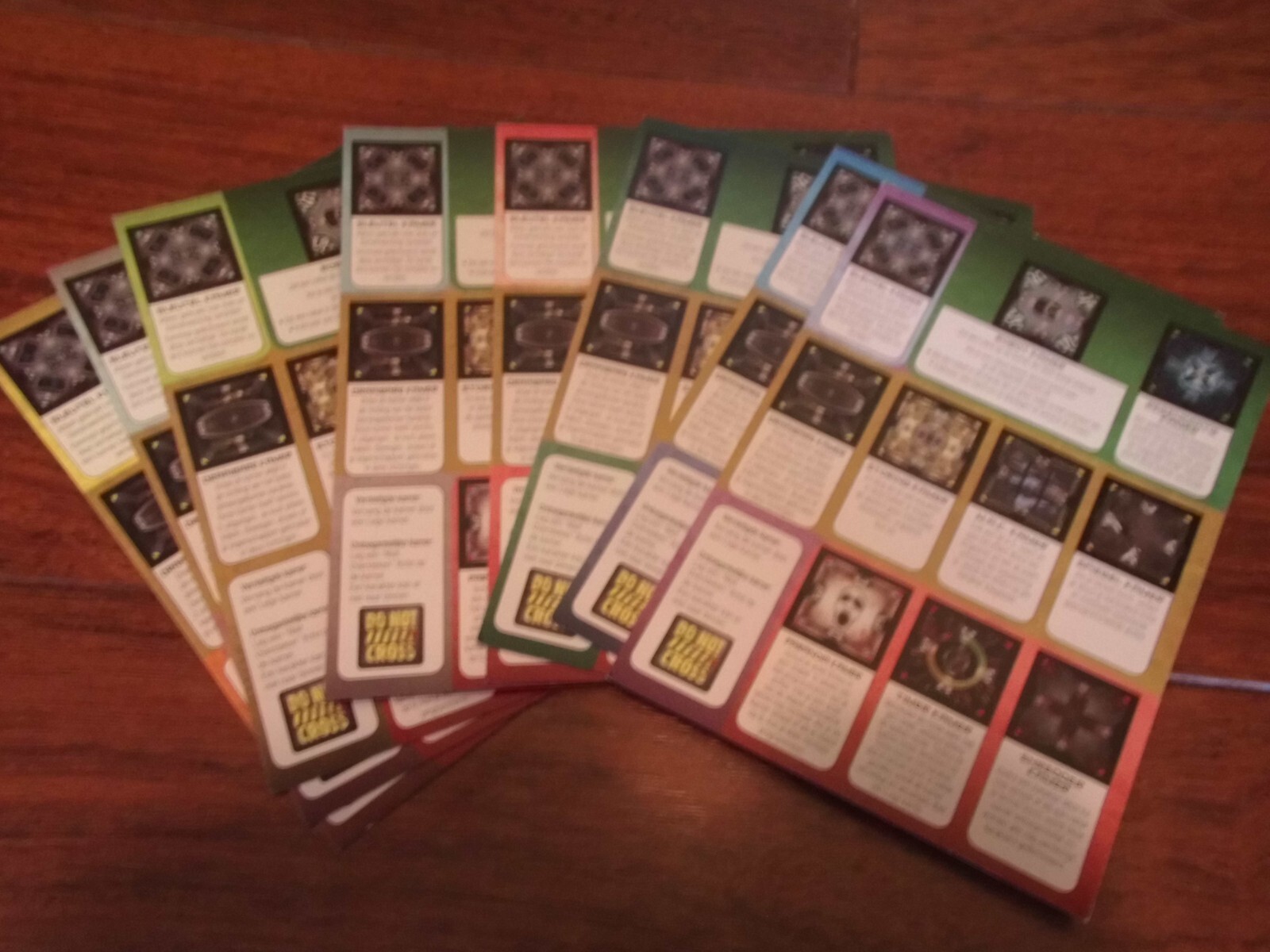Room 25 Season 2 Replacement Dutch & German Two-Sided Room Reference Cards