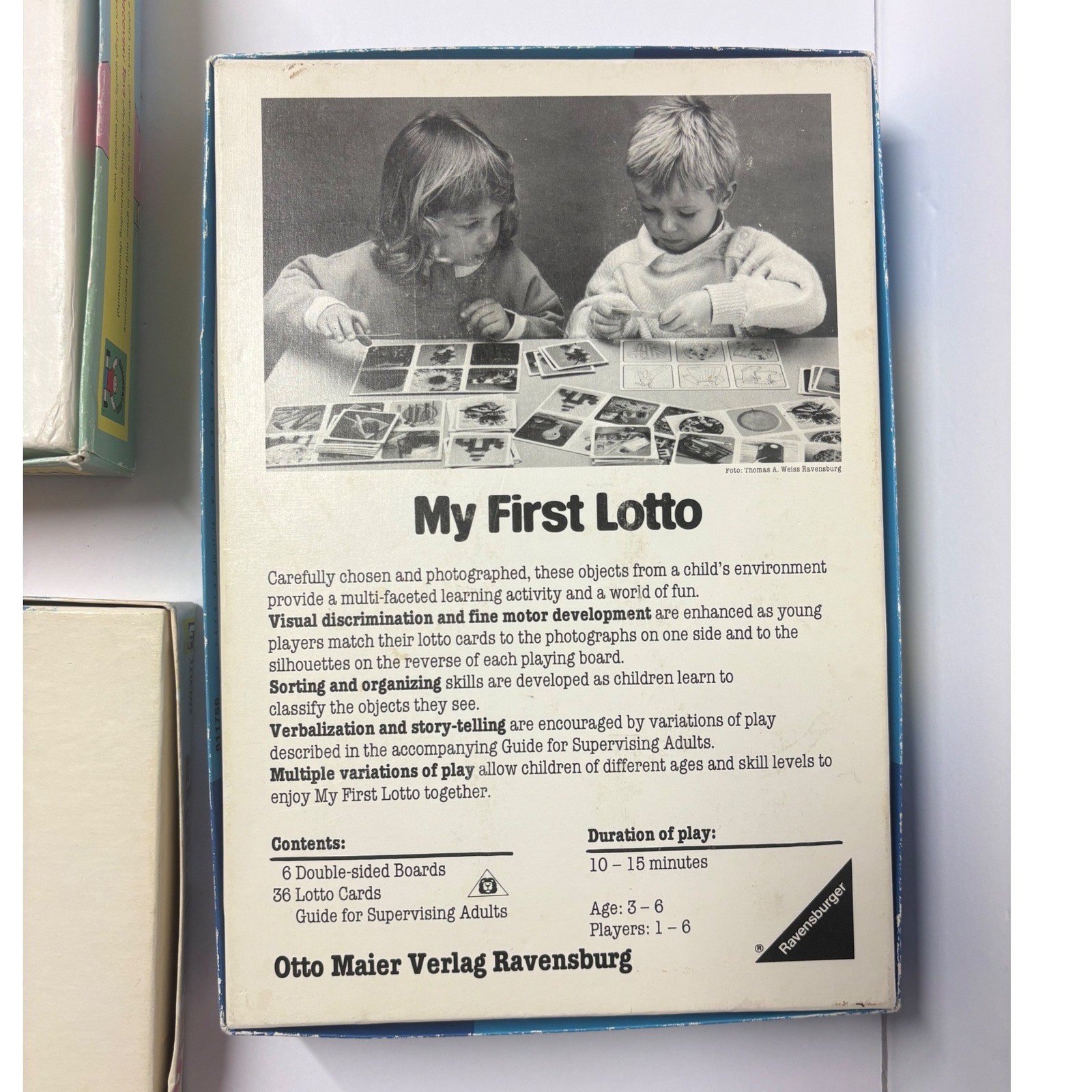 Vintage 1980s Educational Game Lot Alphabet Bingo My First Lotto Shape Of Things
