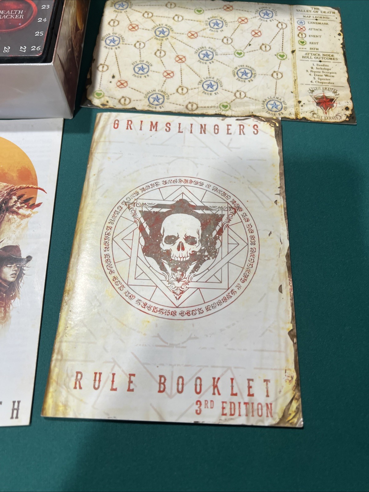 Grimslingers Board Game Sealed Cards Never Played Complete