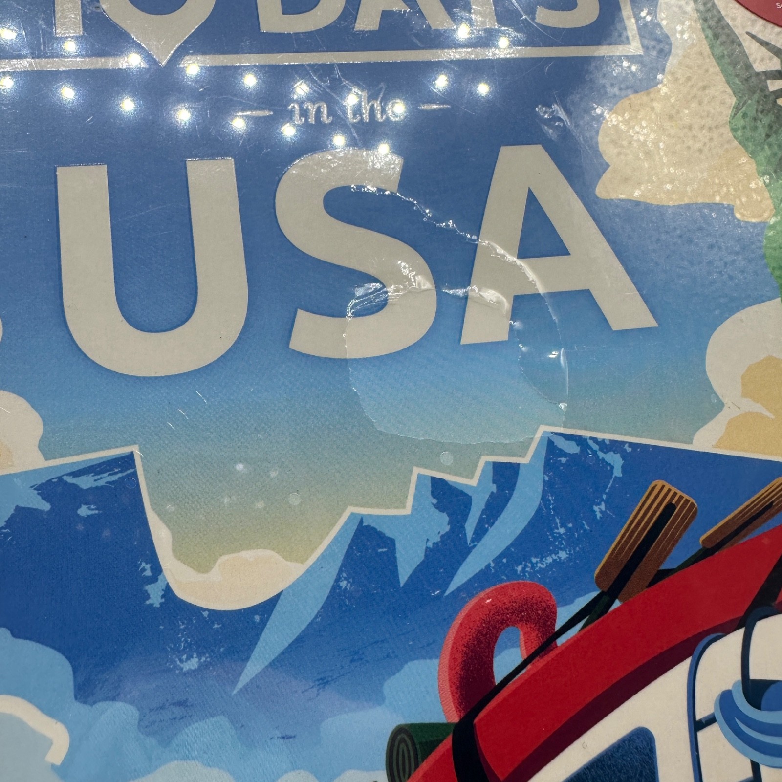 10 DAYS IN THE USA – NEW UNOPENED Board Game 2024 Alan Moon 8+ 2-4 Players