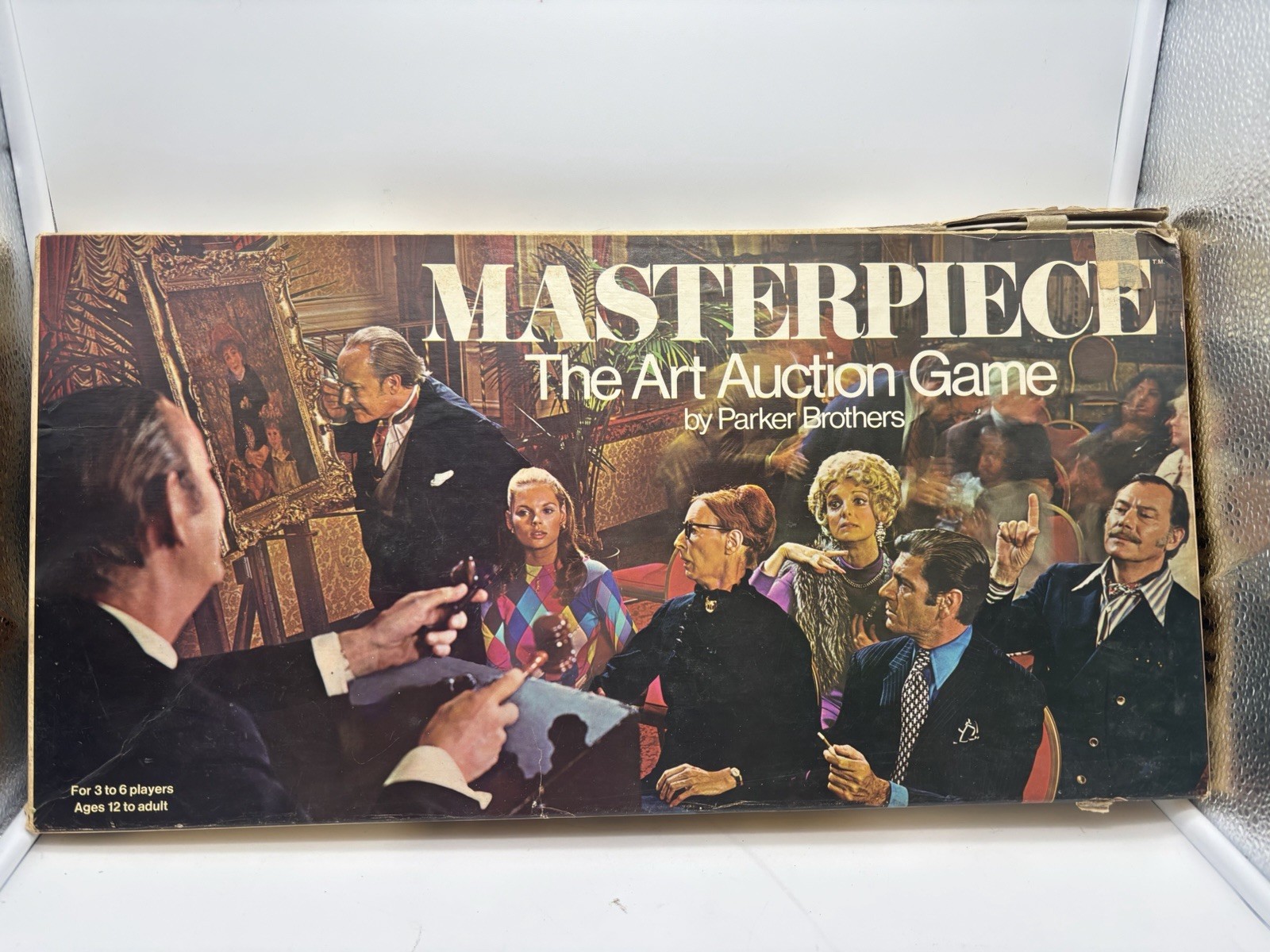 Vintage 1970 Masterpiece The Art Auction Game by Parker Brothers Near Complete