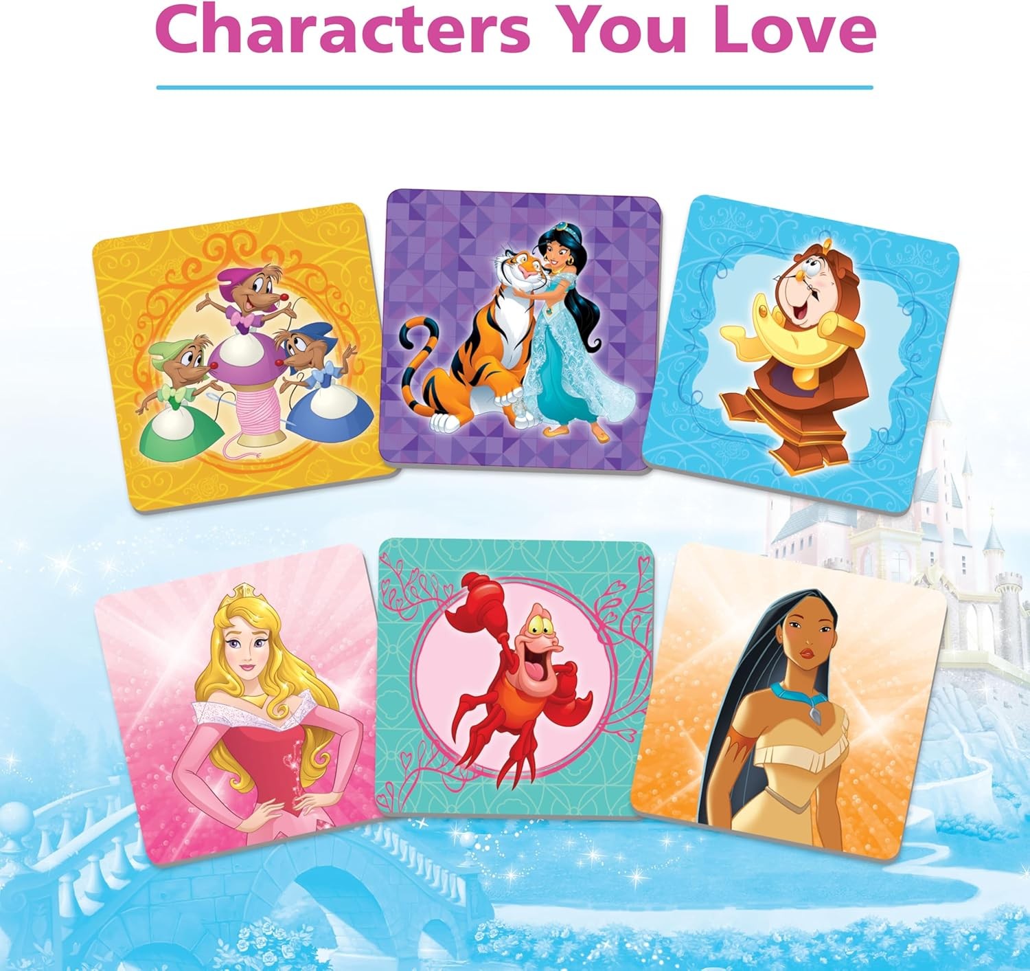 Wonder Forge Disney Princess Matching Game Memory