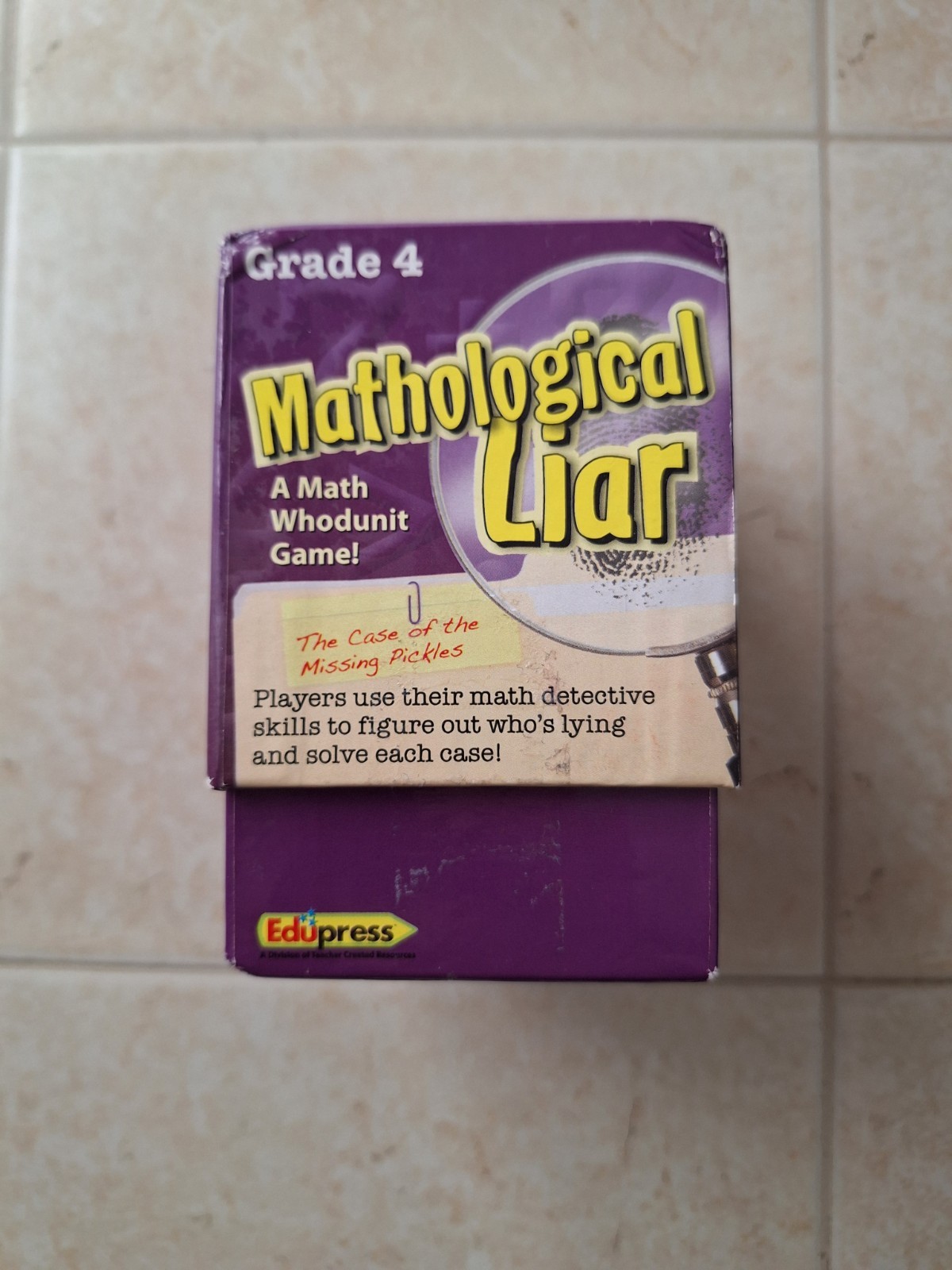 Mathological Liar A Math Whodunit Game Grade 4 Problem Solving Educational Cards