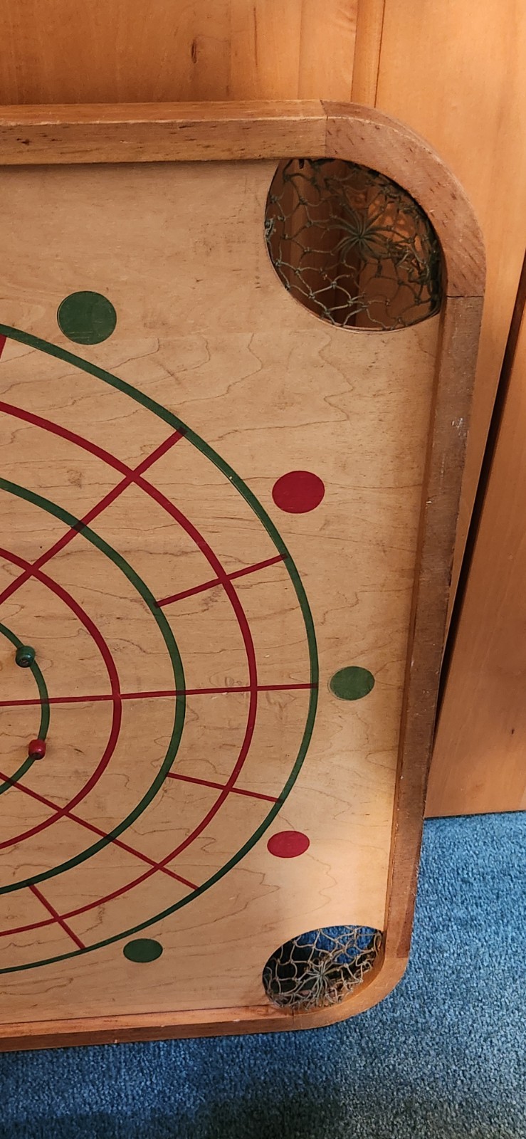 Vintage CARROM GAME BOARD Model 85 wall art